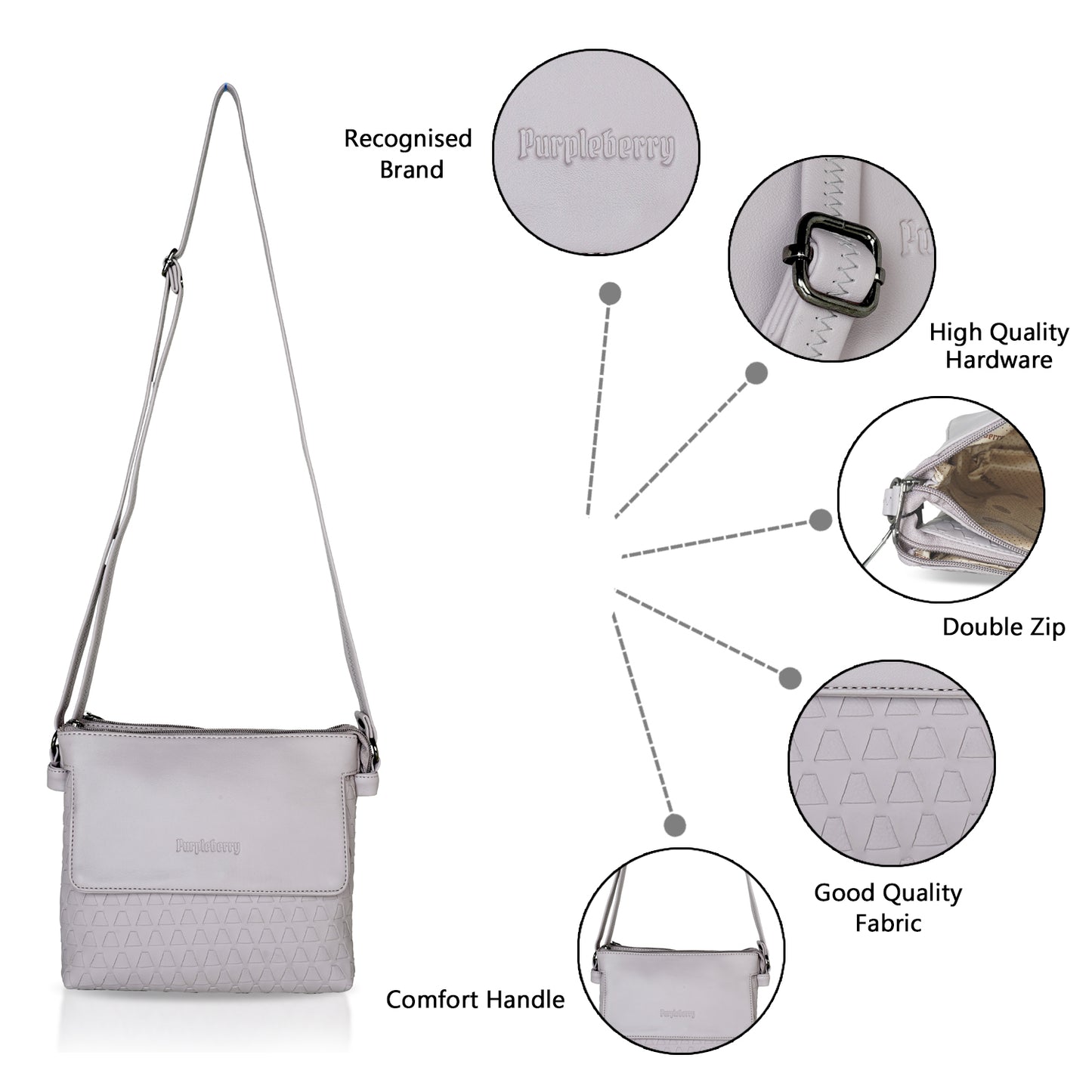 Oliver Sling Bag Light Lavender