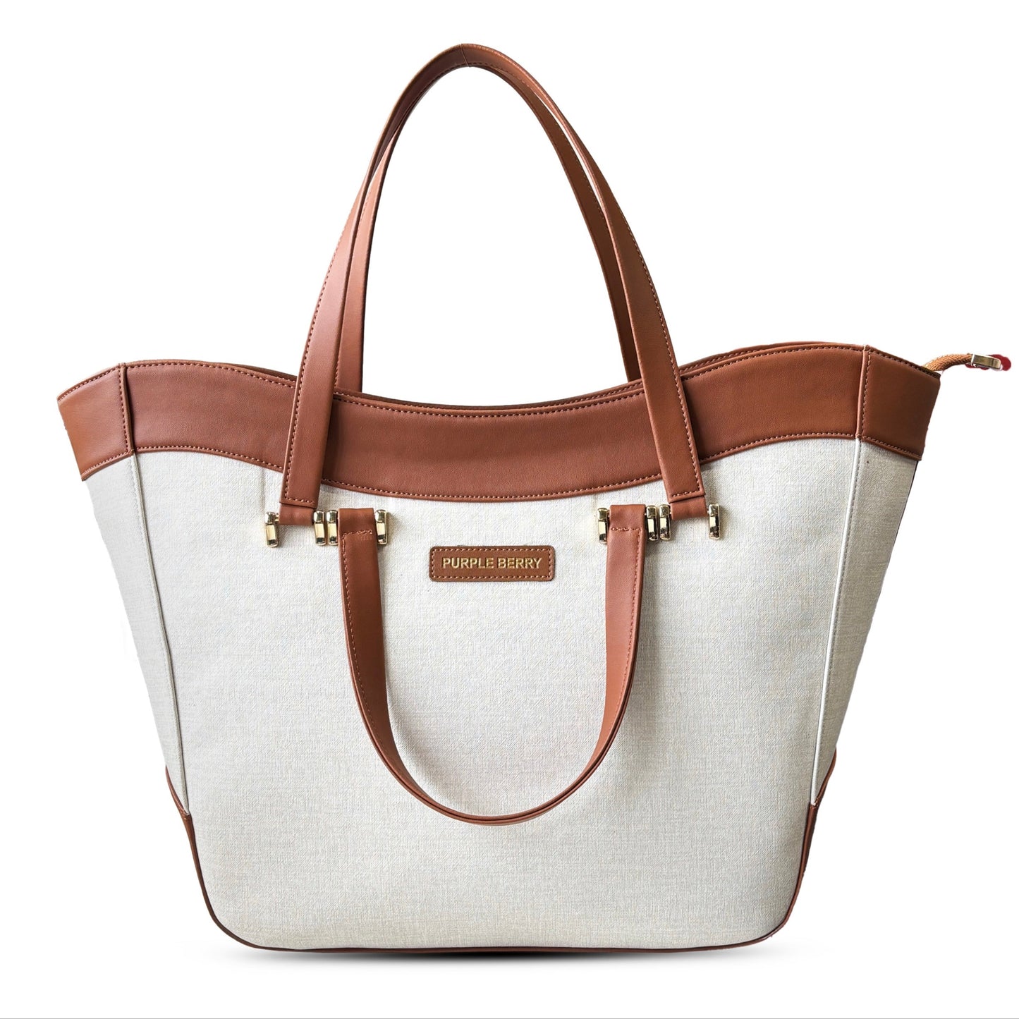 Azure Signature Handbag | Tan