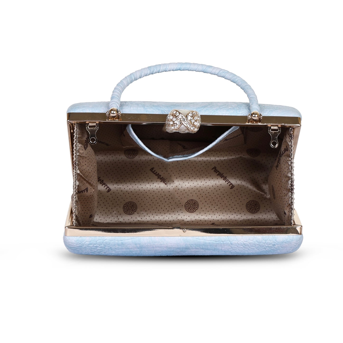 Yasmin Party Clutch - Sky Blue