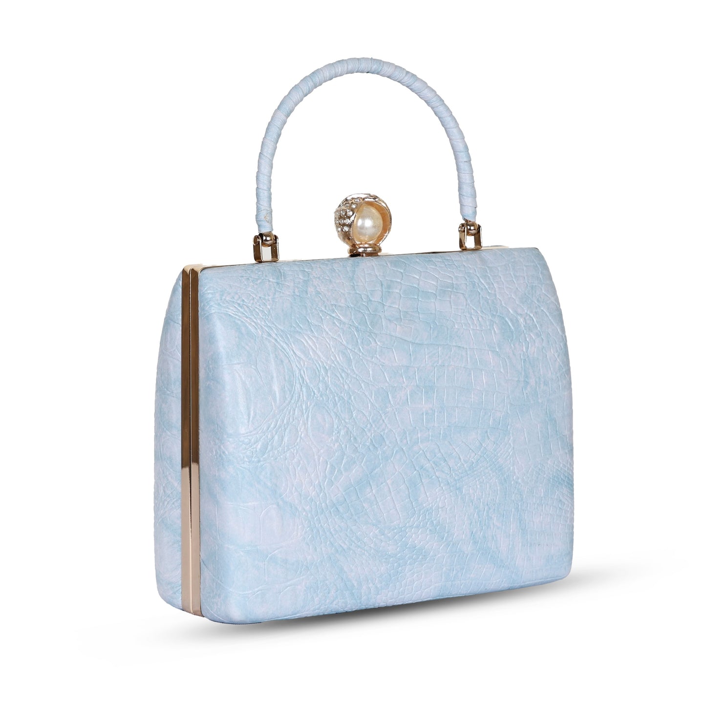 Yasmin Party Clutch - Sky Blue