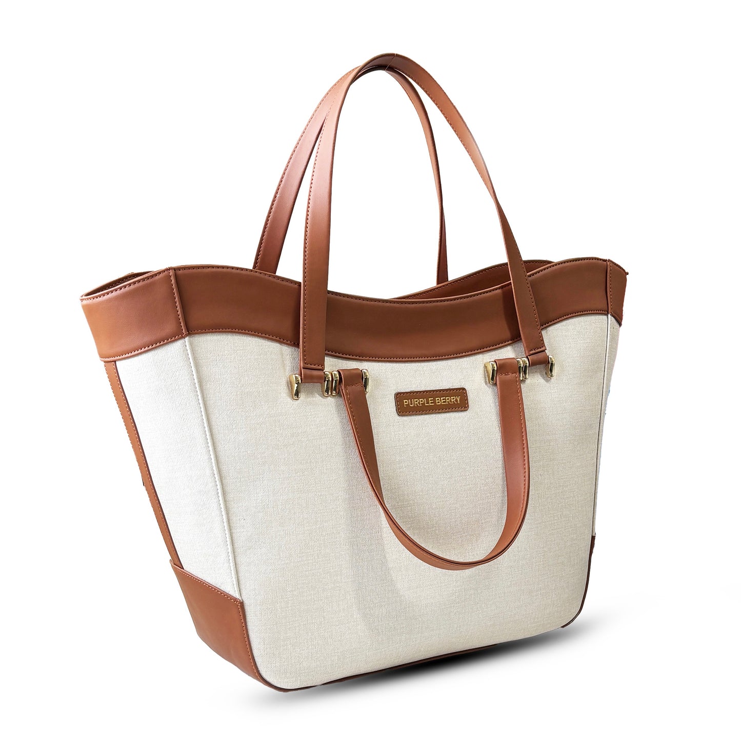Azure Signature Tote | Tan