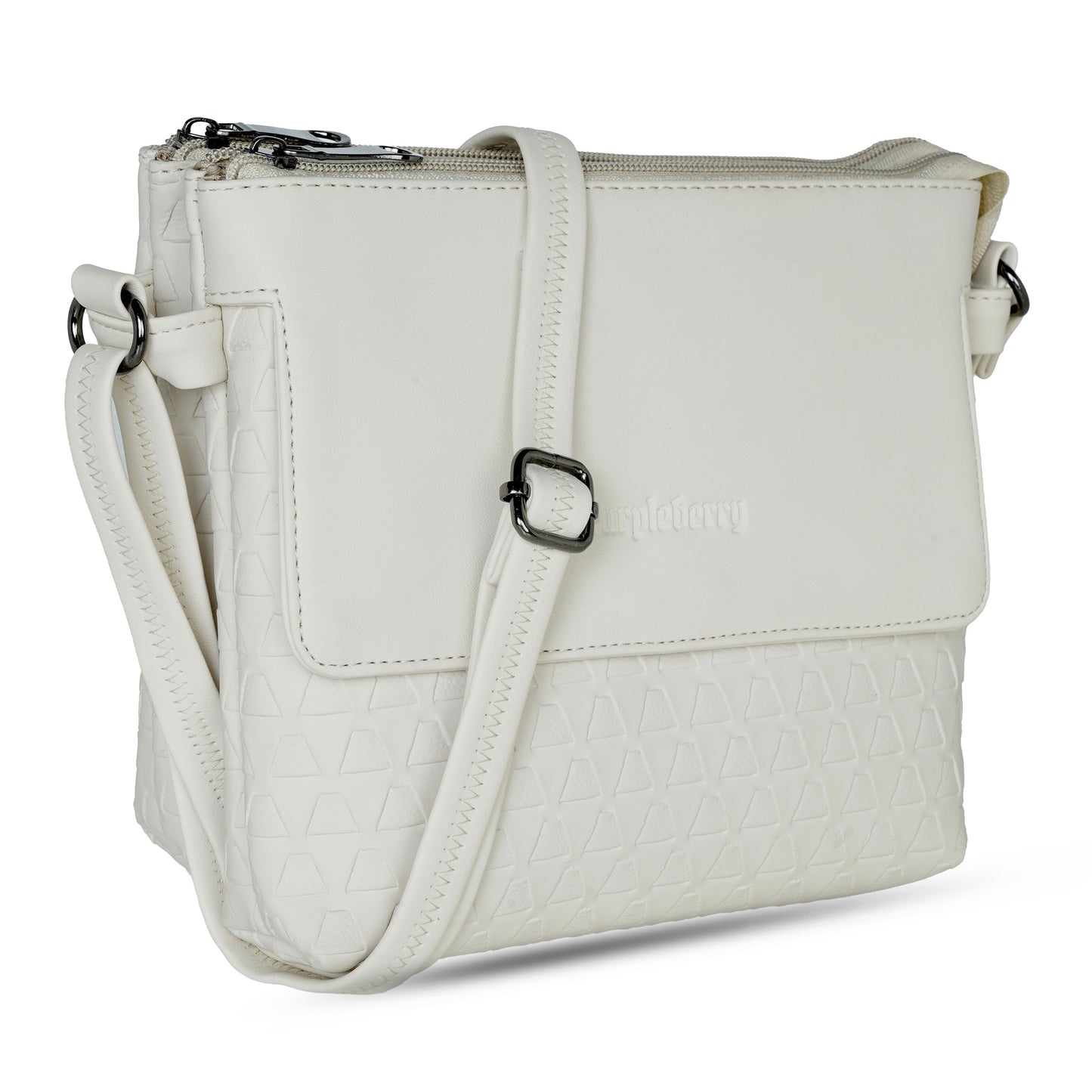 Oliver Sling Bag Pearl White