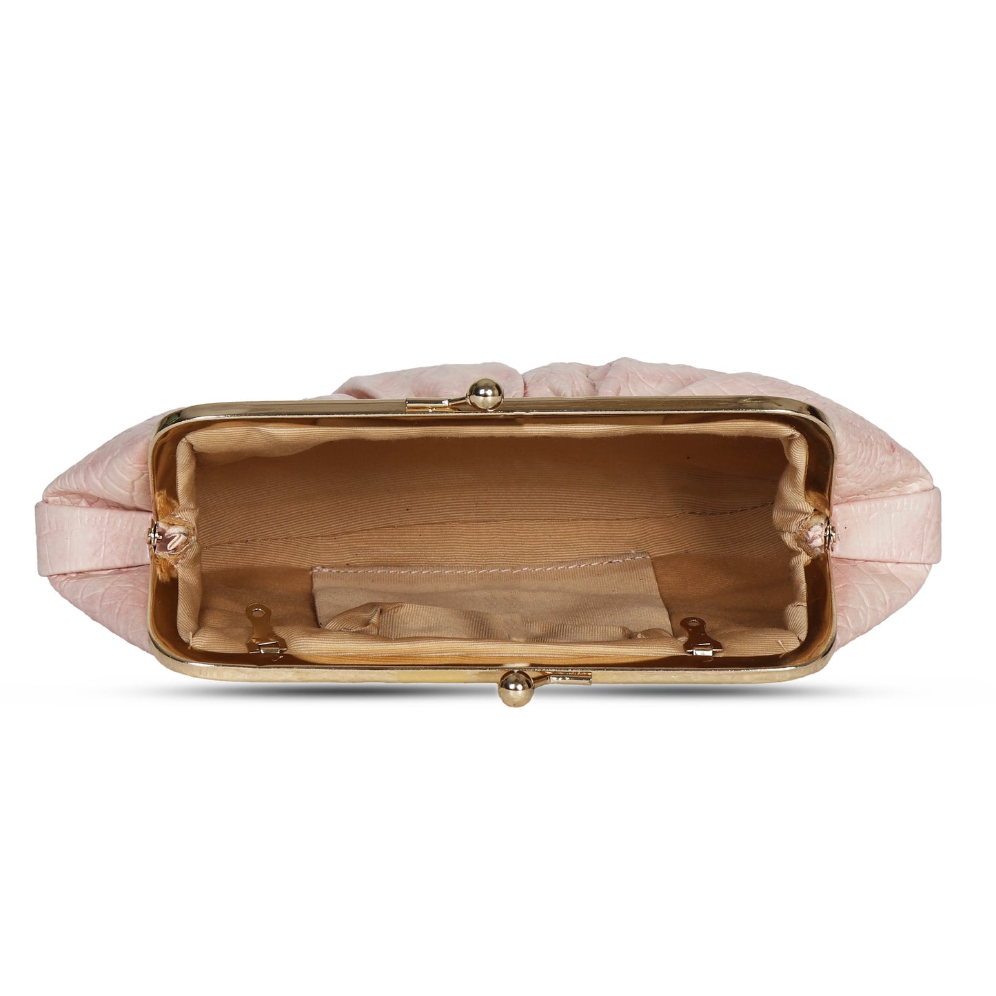 Maya Vintage Kiss Lock clutch - pink