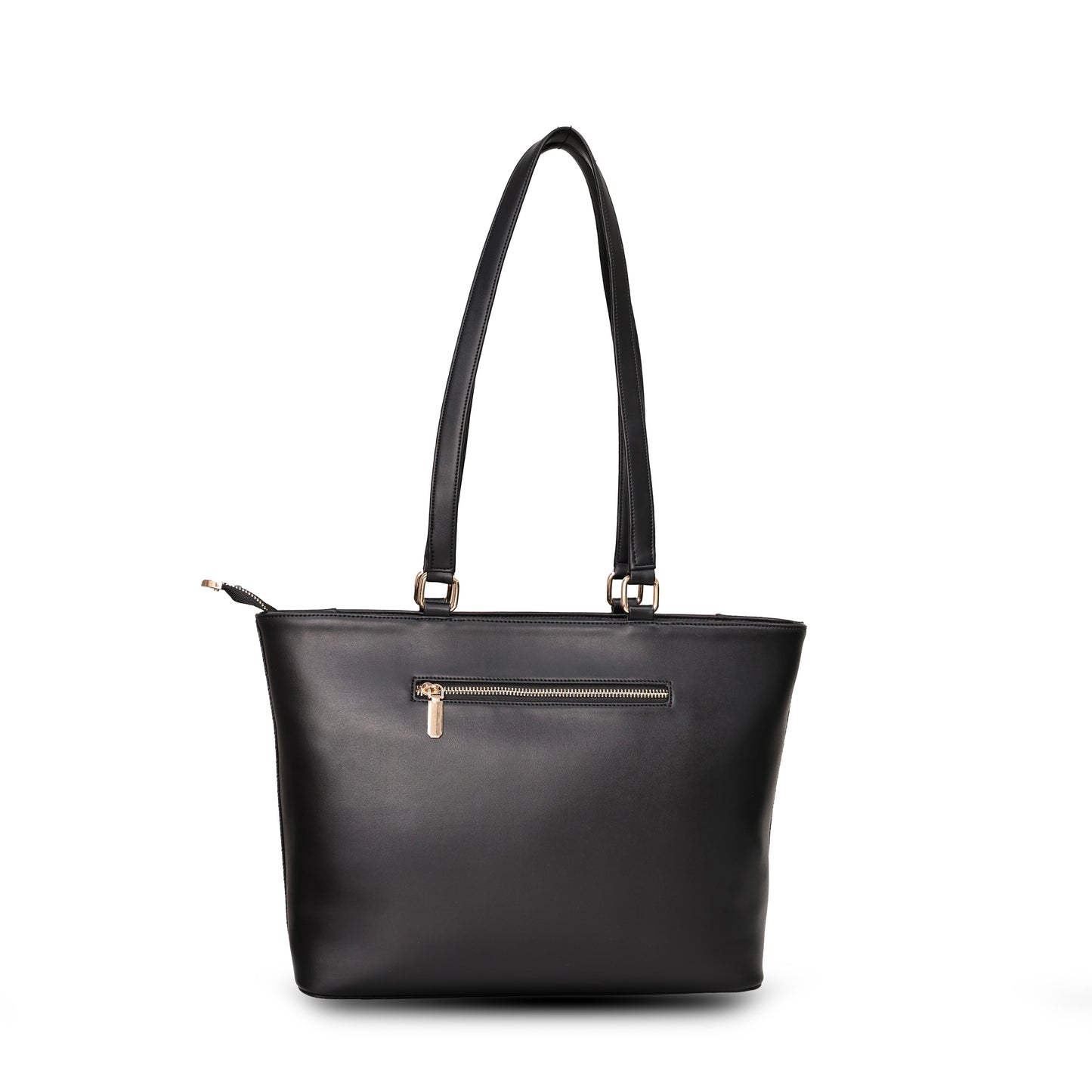 Tahira premium textured handbag - Black