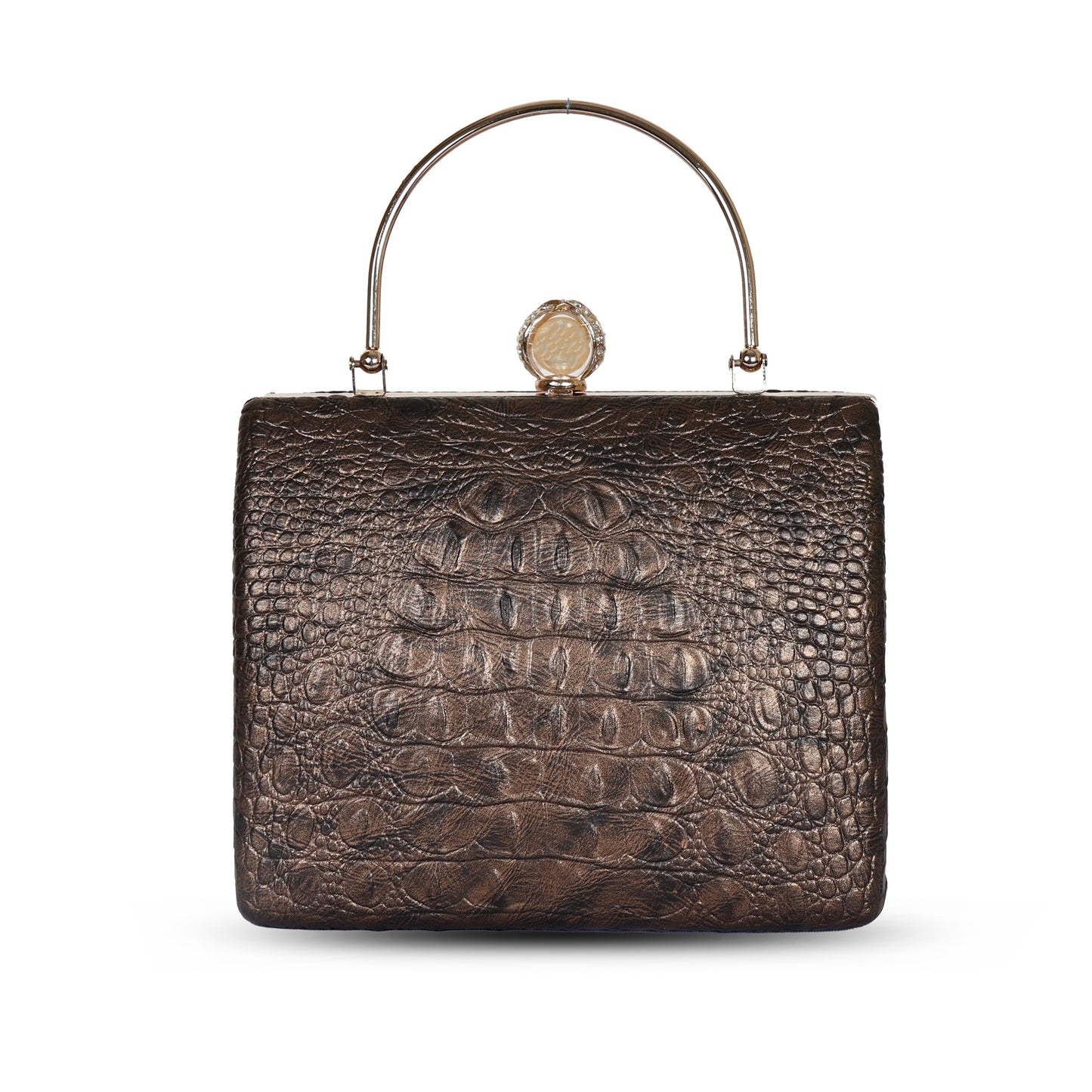 Yasmin Party Clutch - Chocolate
