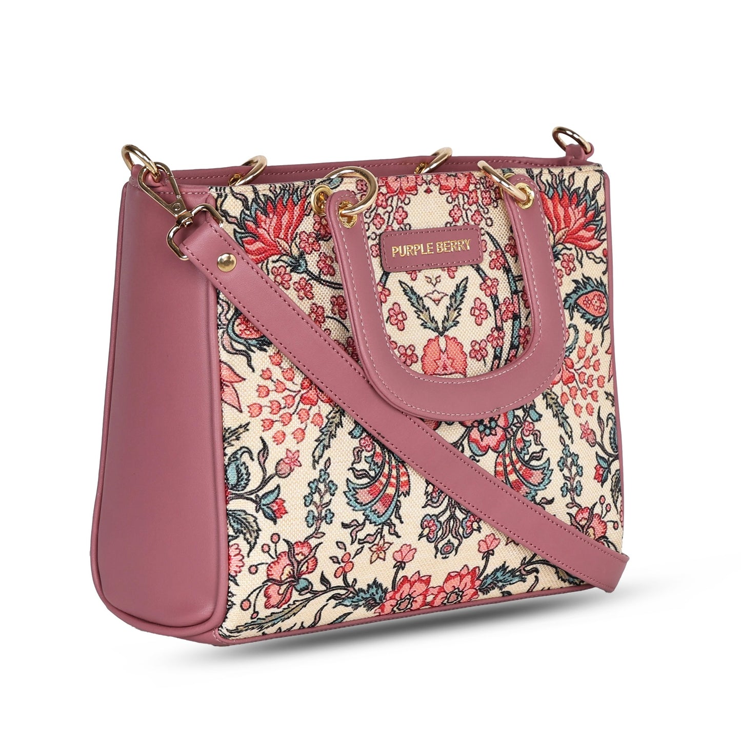 Lucy Mini Tote | Sling Bag - Pink