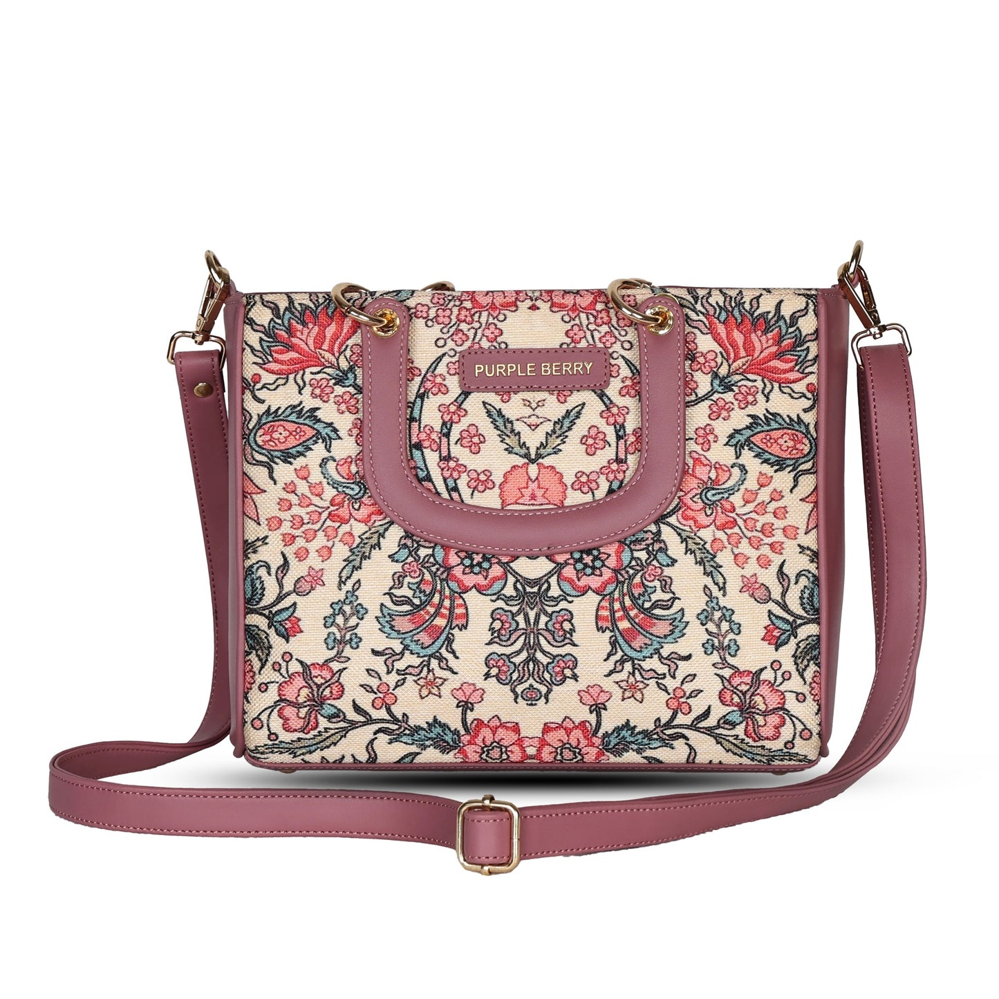 Lucy Mini Tote | Sling Bag - Pink