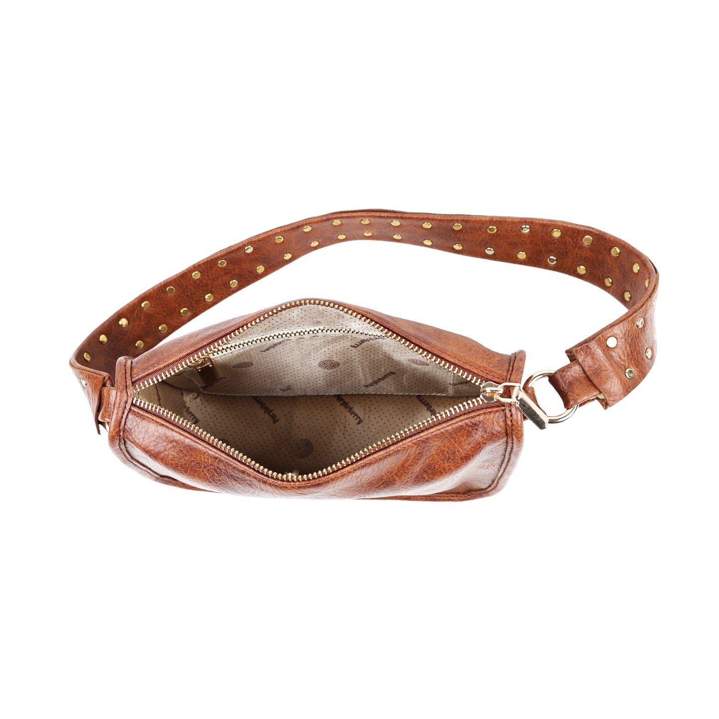 Vintage Mini Shoulder Bag - Tan