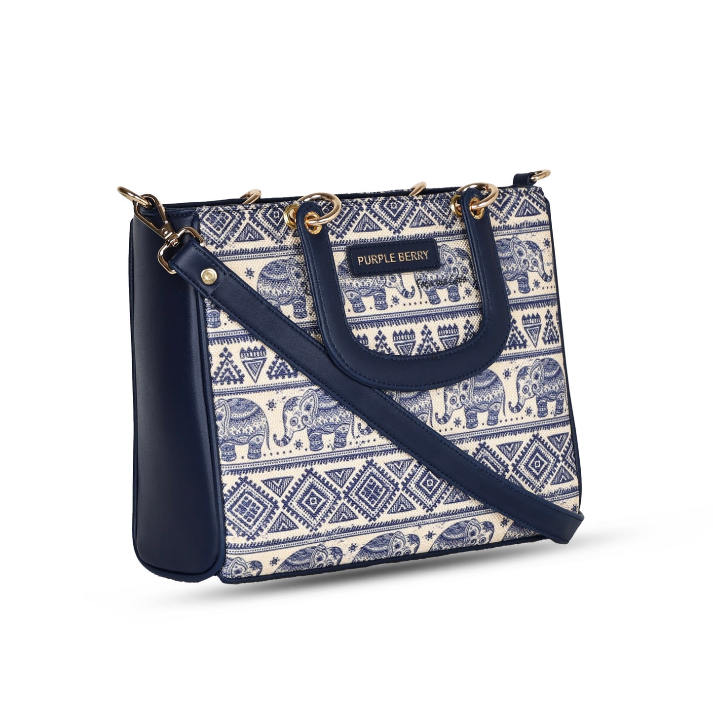 Lucy Mini Tote | Sling Bag - Dark Blue
