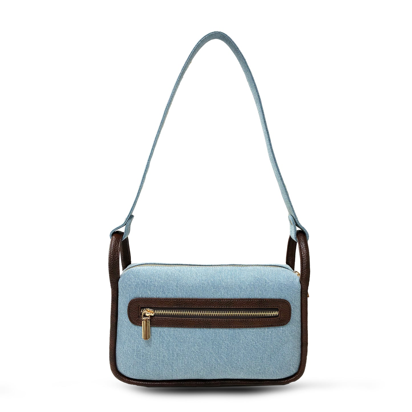 Luxe Denim shoulder bag - Light Blue