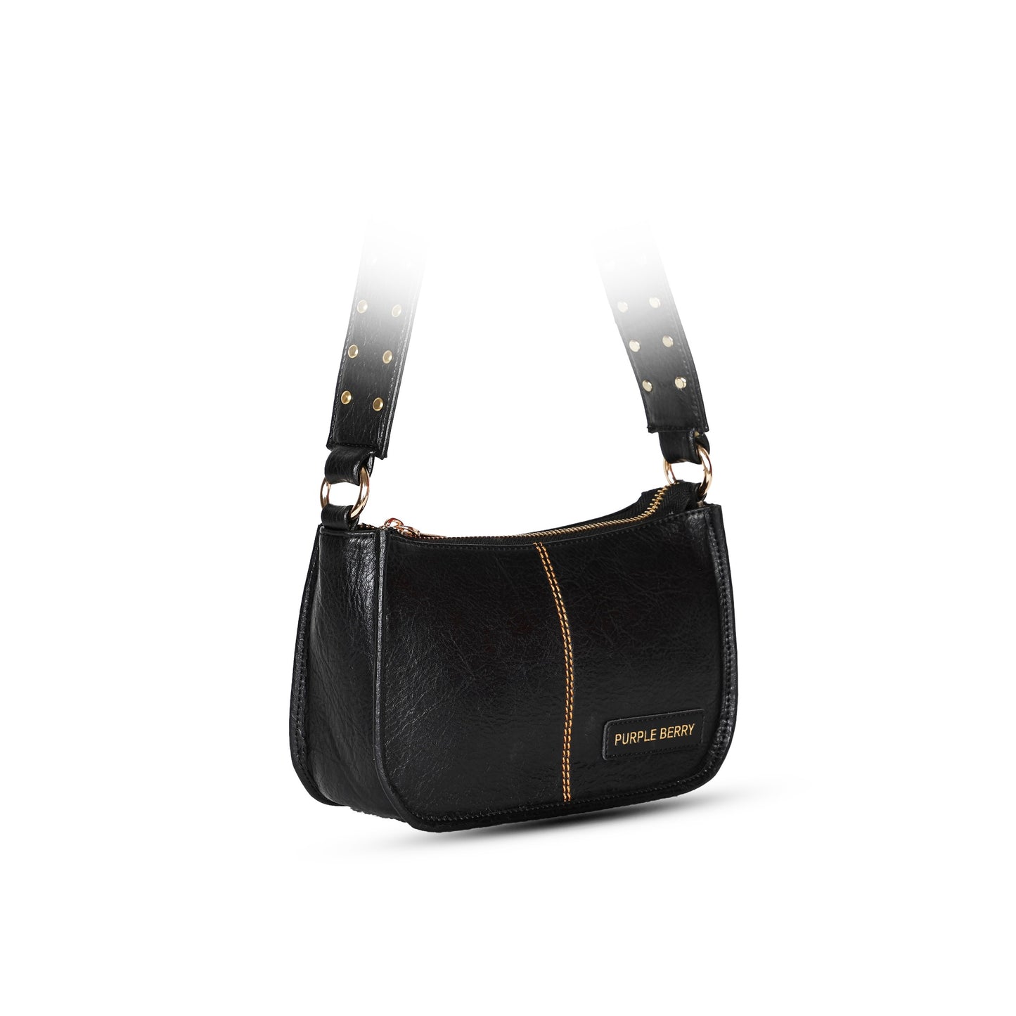 Vintage Mini Shoulder Bag - Black