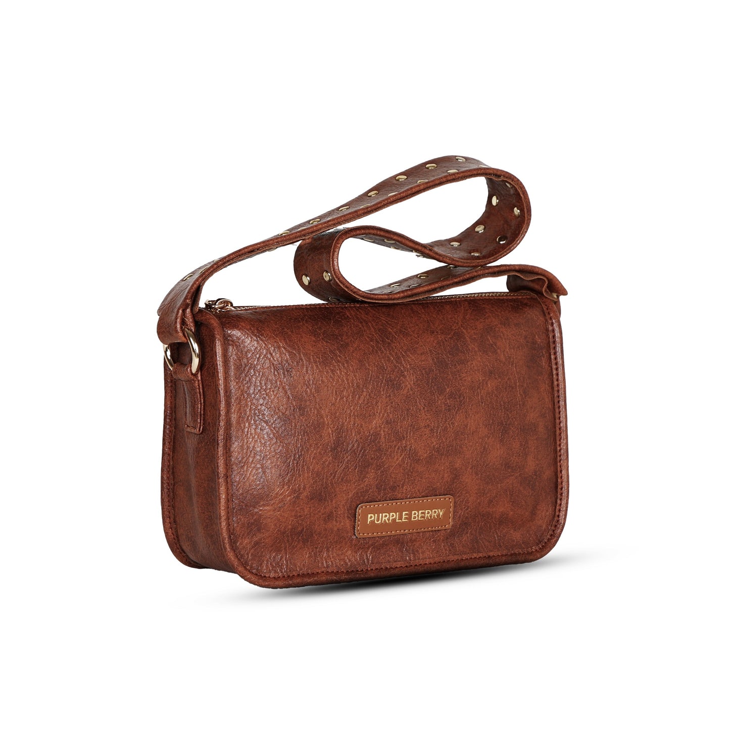 Vintage Mini Shoulder Bag - Tan