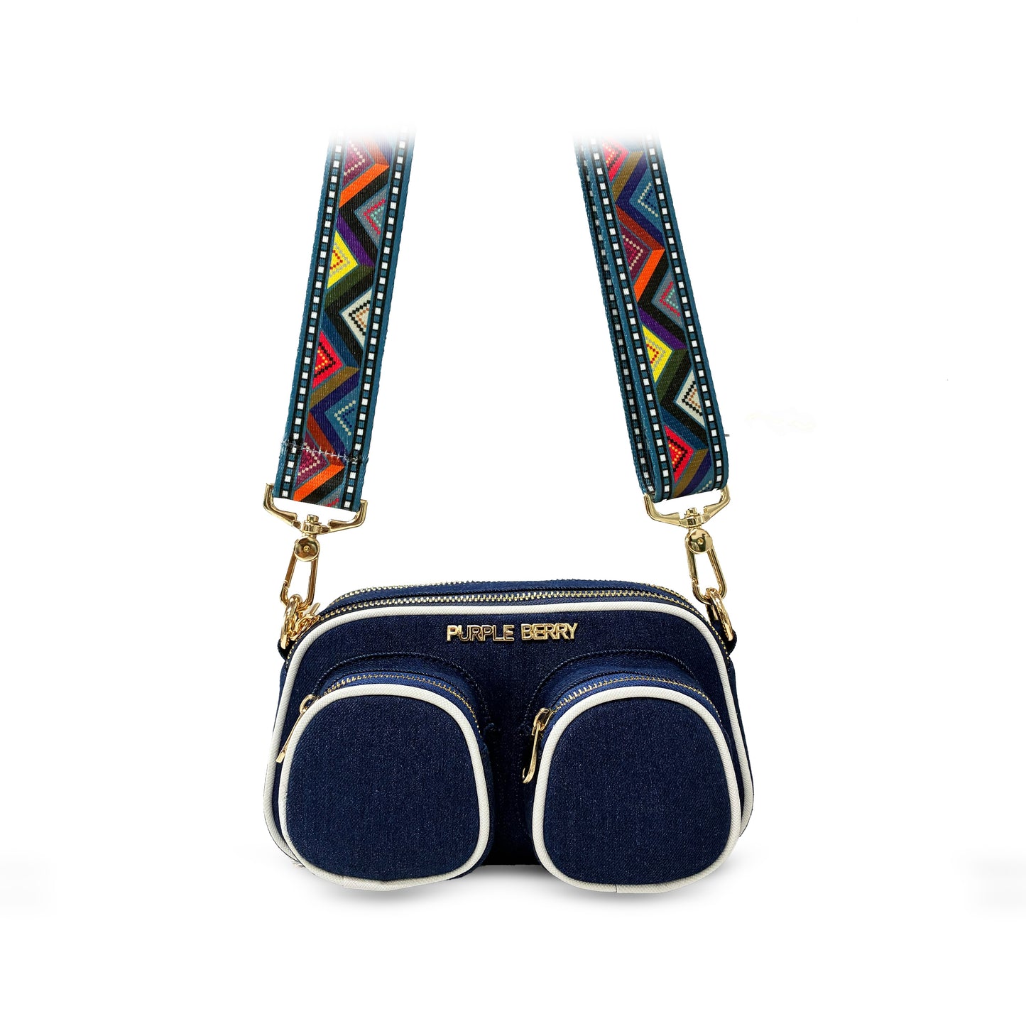 Zafira denim sling - Dark blue