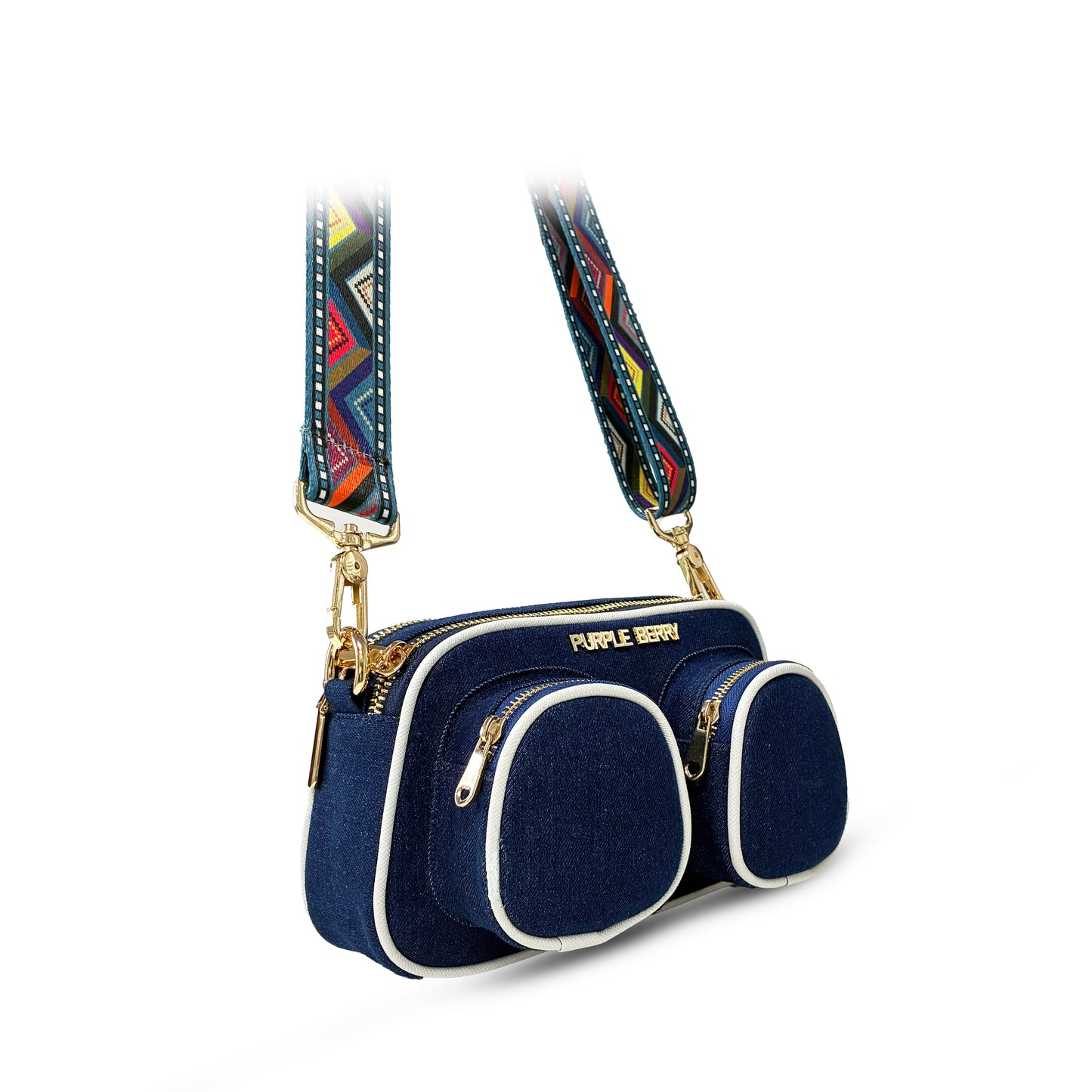 Zafira denim sling - Dark blue