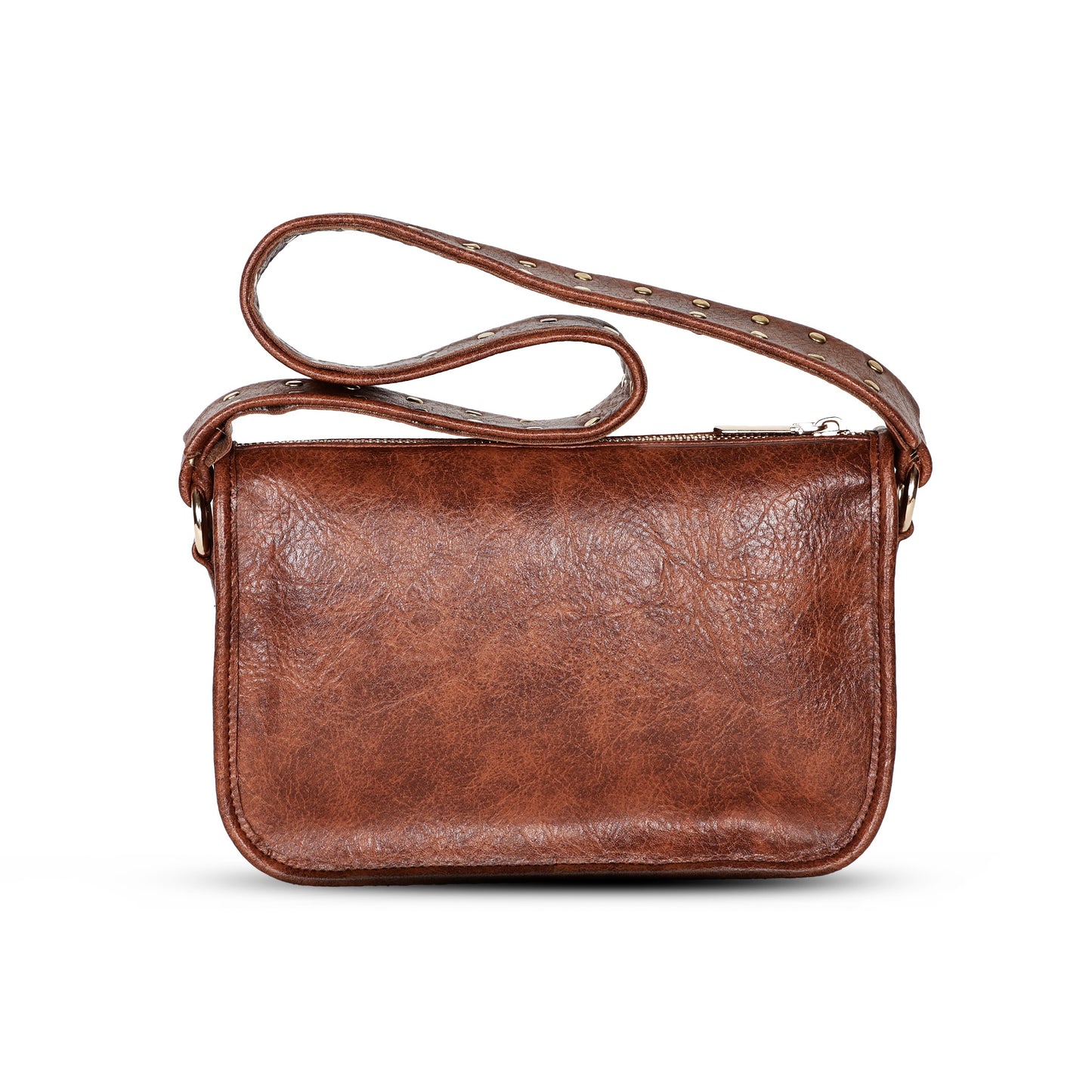 Vintage Mini Shoulder Bag - Tan