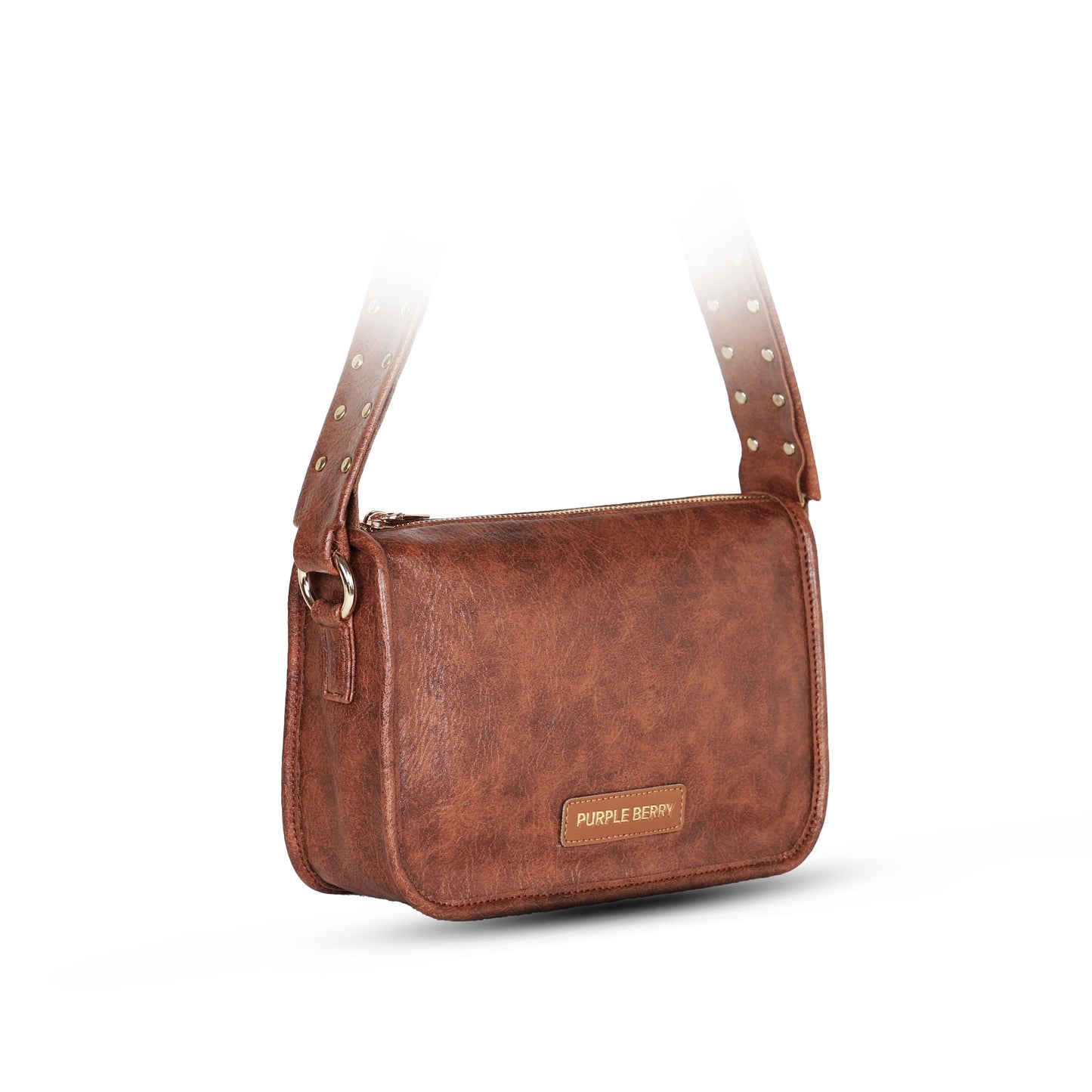 Vintage Mini Shoulder Bag - Tan