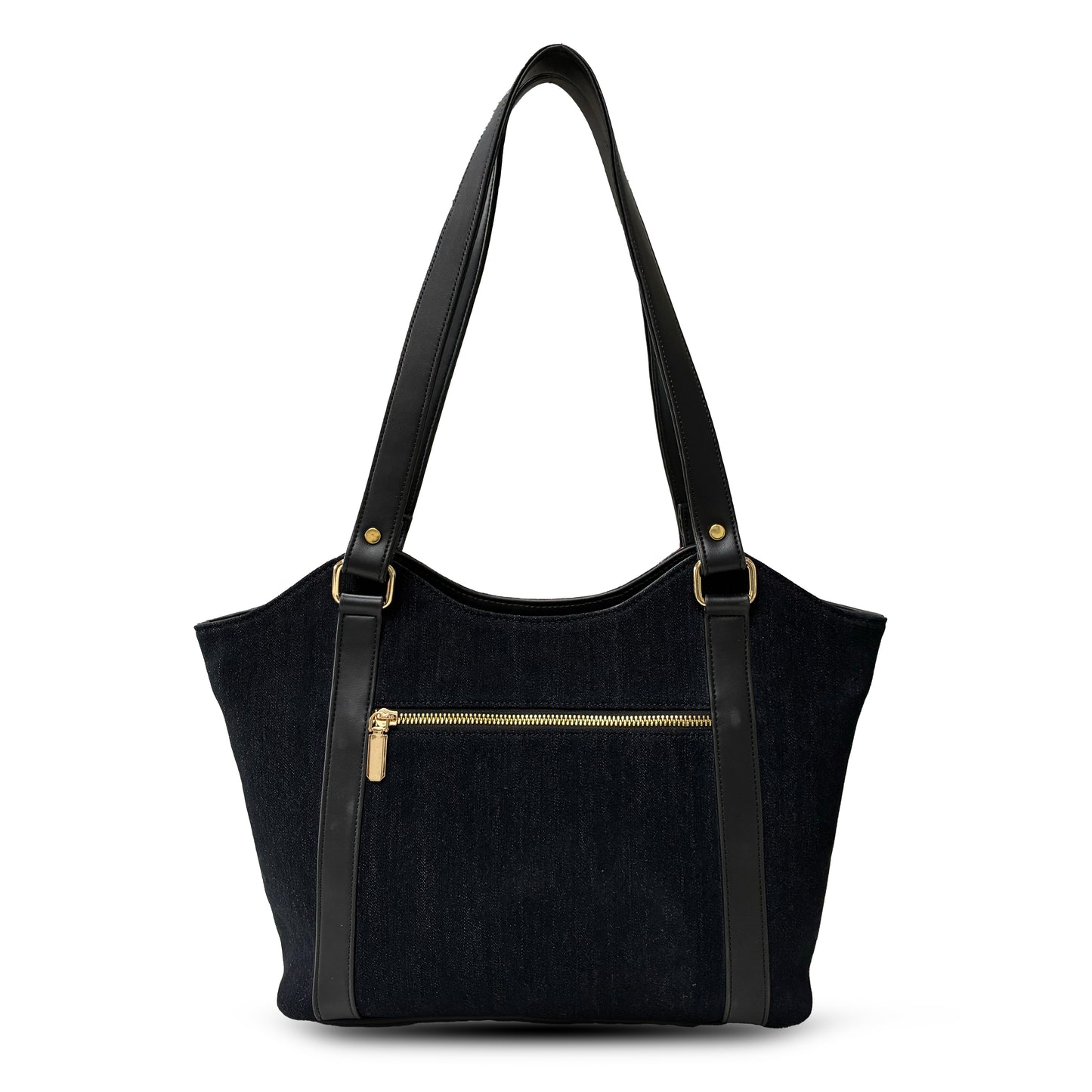 Regal iconic denim handbag - Black