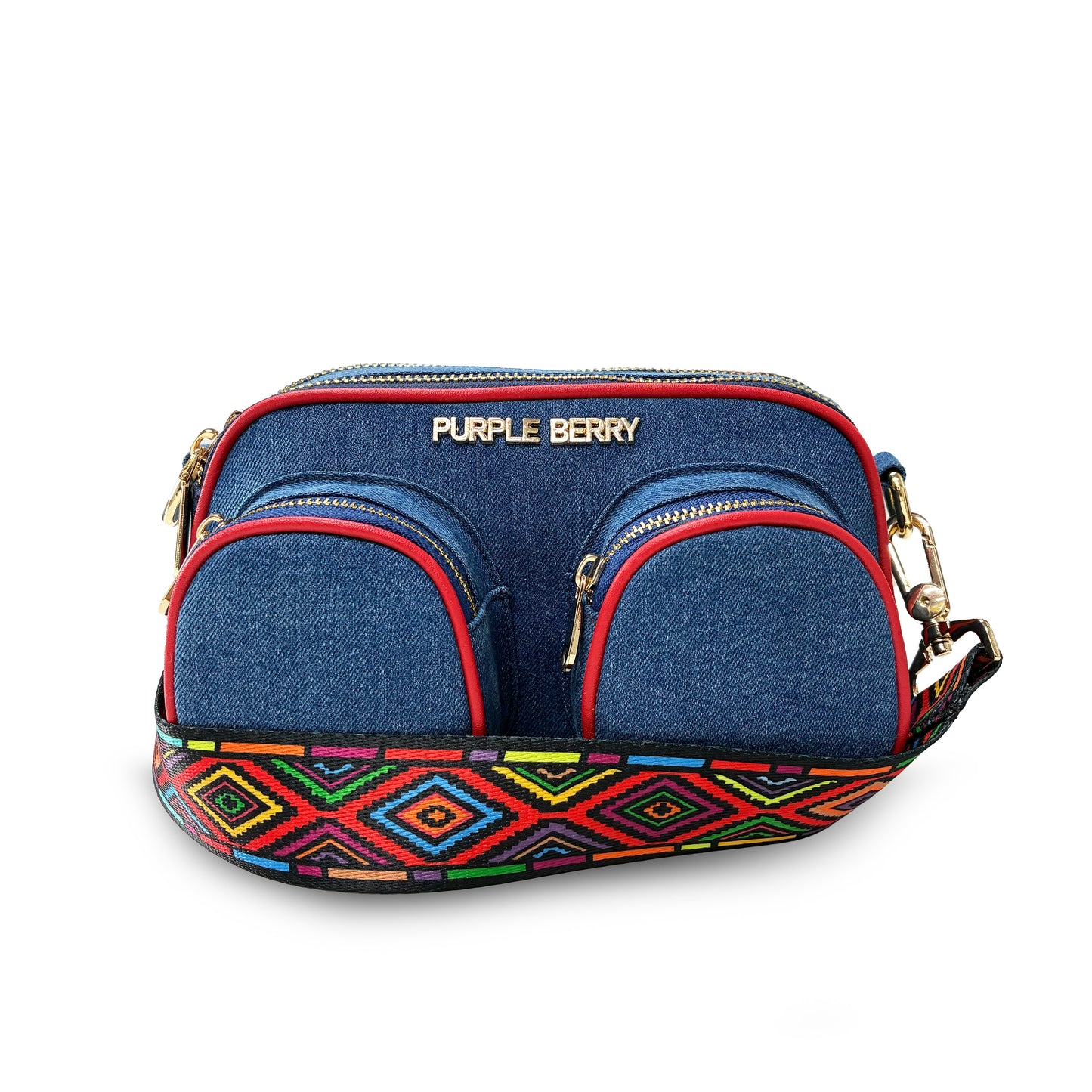 Zafira denim sling - Blue