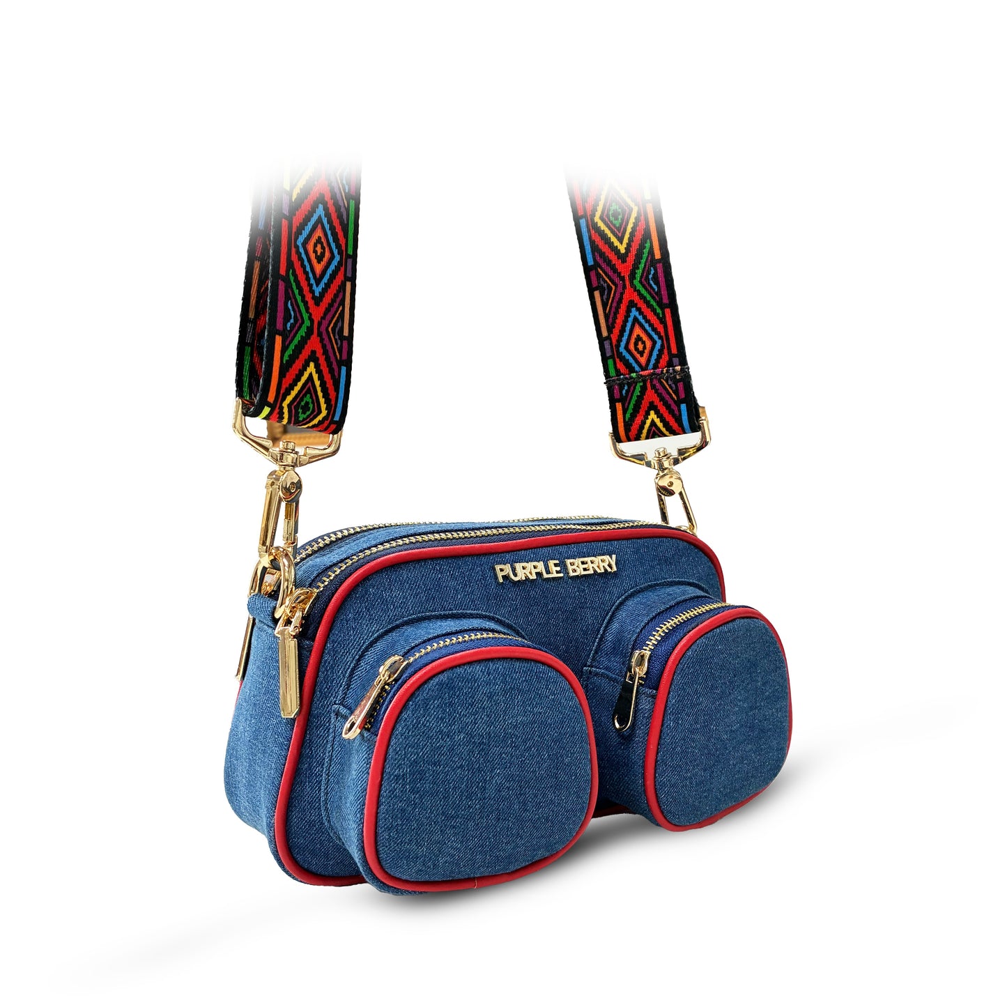 Zafira denim sling - Blue