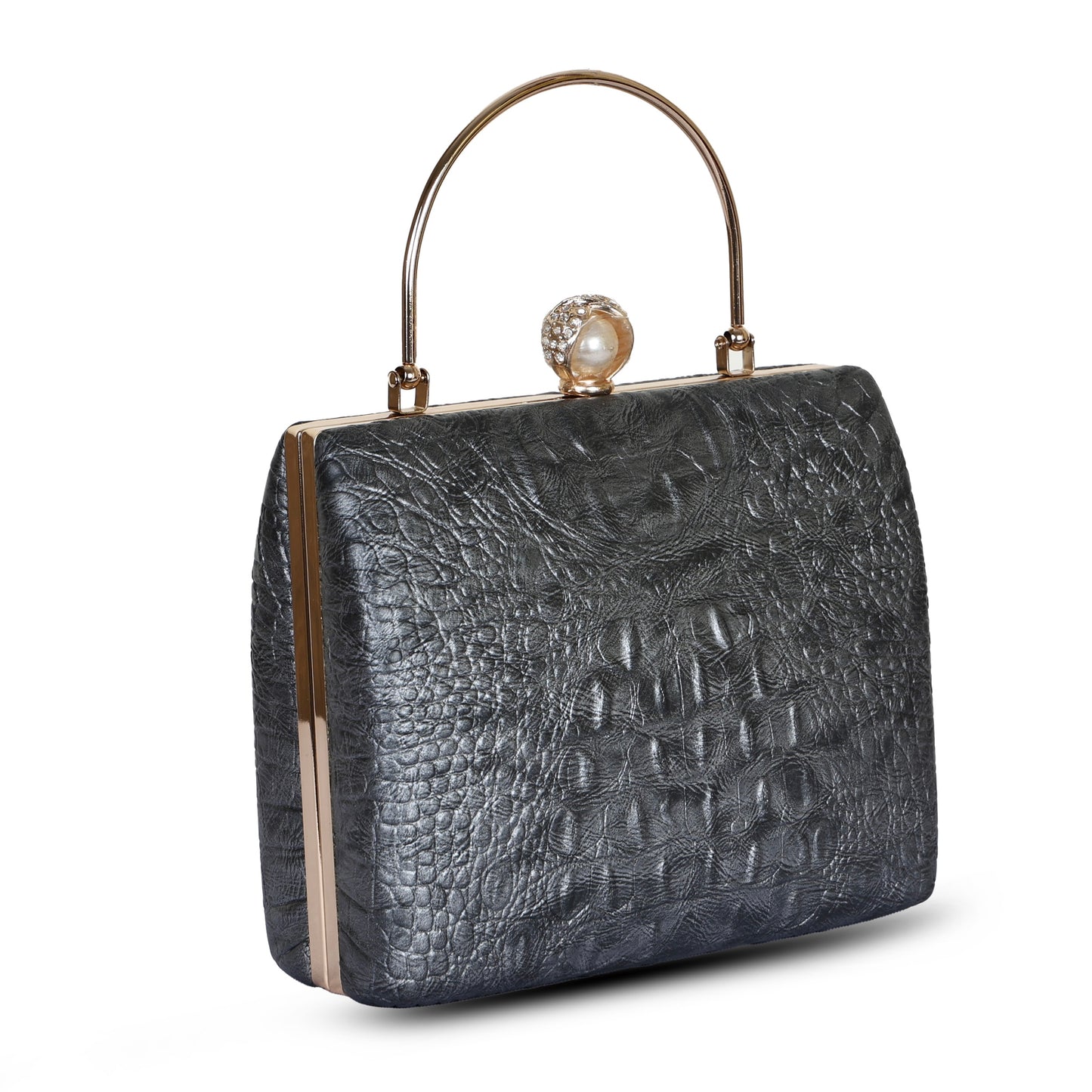 Yasmin Party Clutch - Storm Cloud