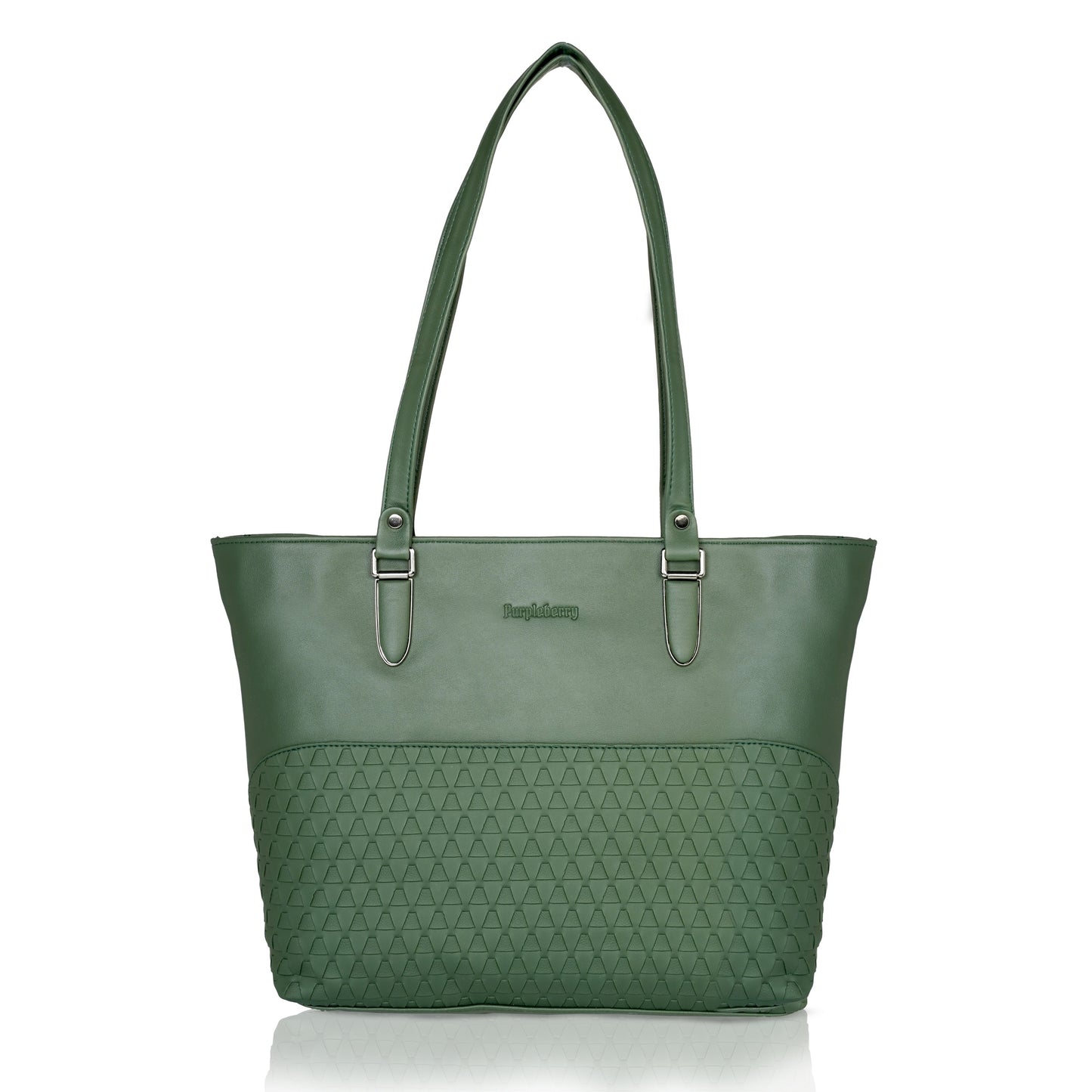 Doris Textured Bag - Dark Green