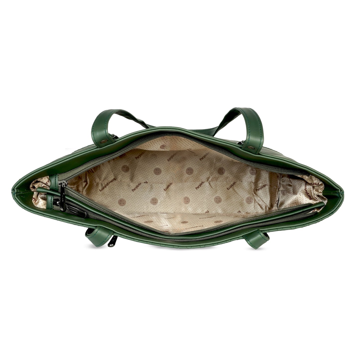 Doris Textured Bag - Dark Green