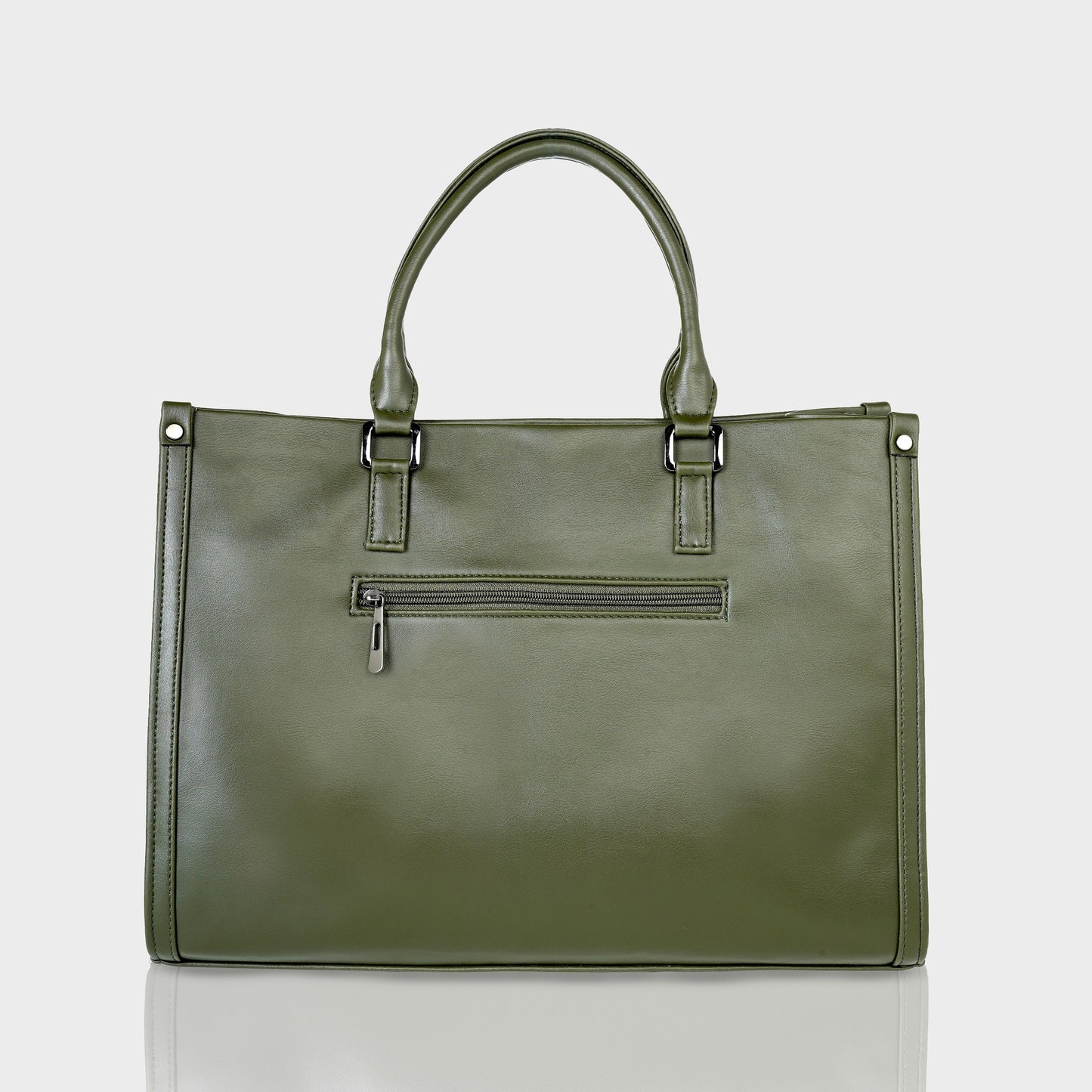 Antheia Office Tote Bag Bottle Green