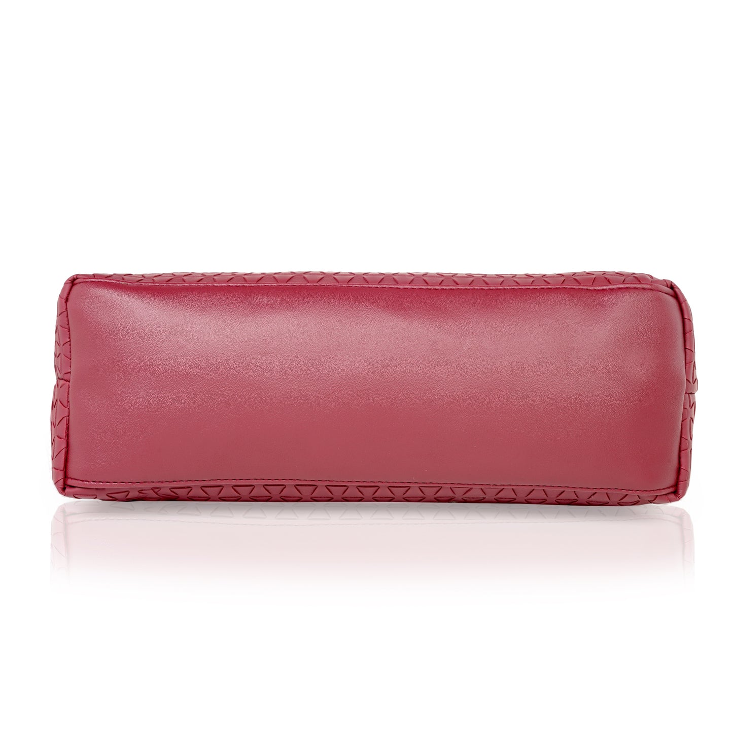 Doris Textured Handbag - Wine