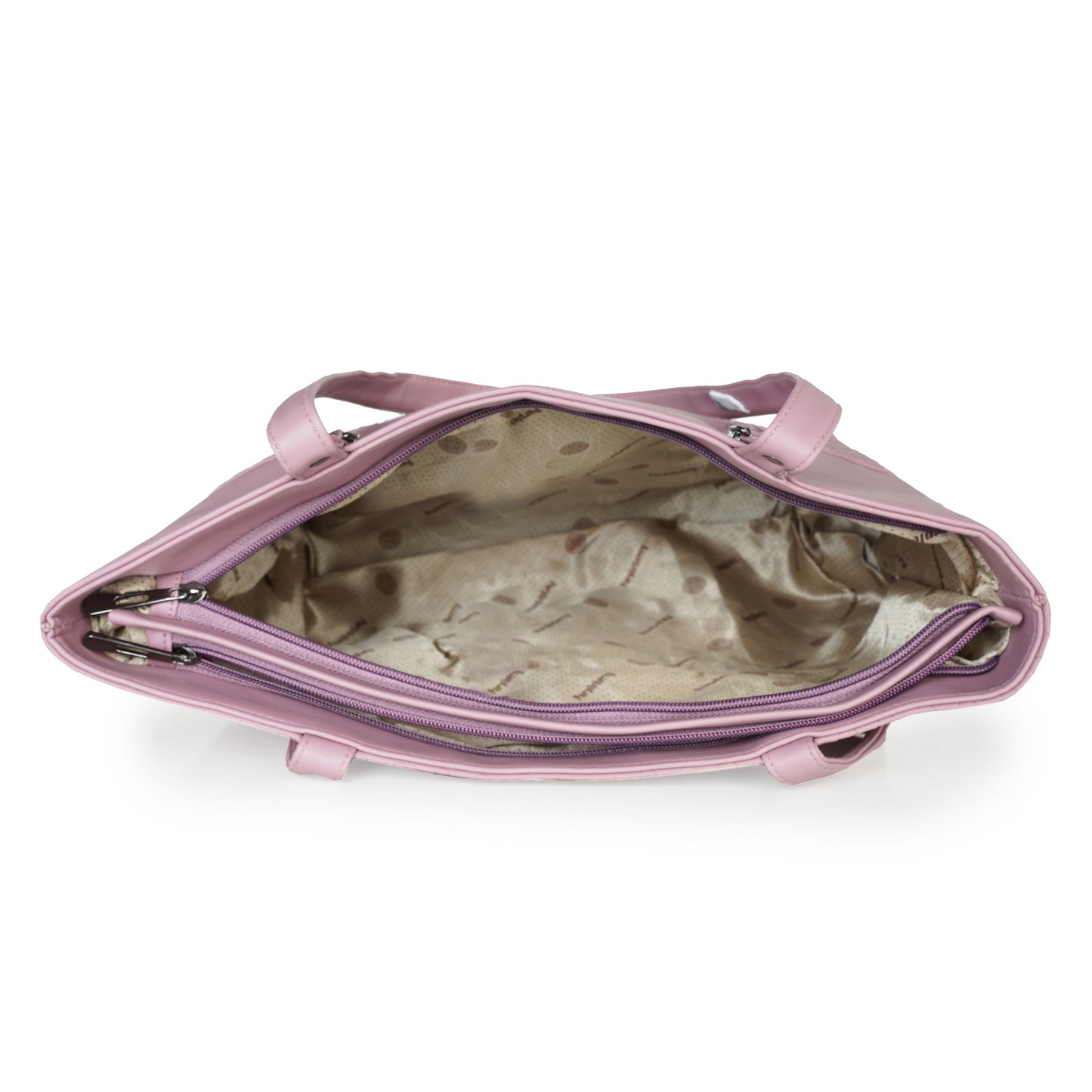 Doris Textured Handbag - Light Pink