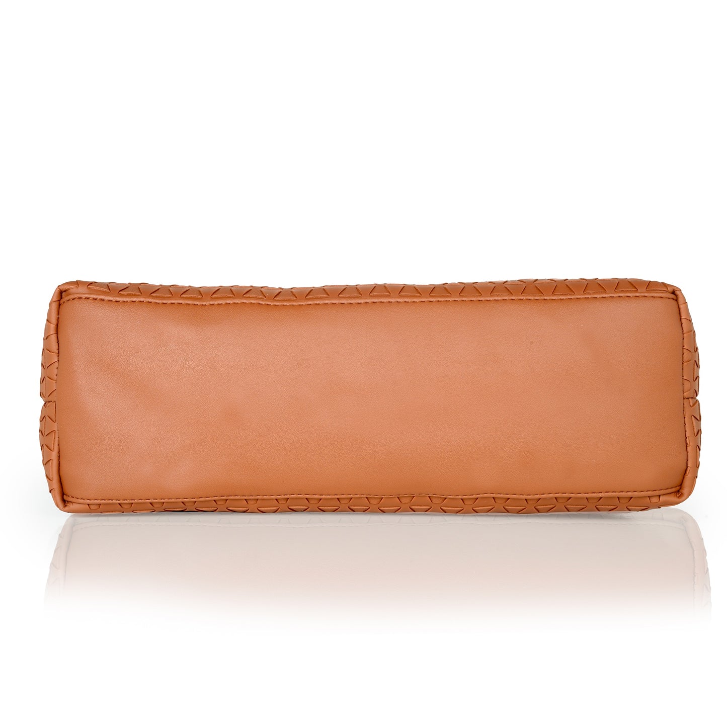 Doris Textured Handbag - Tan
