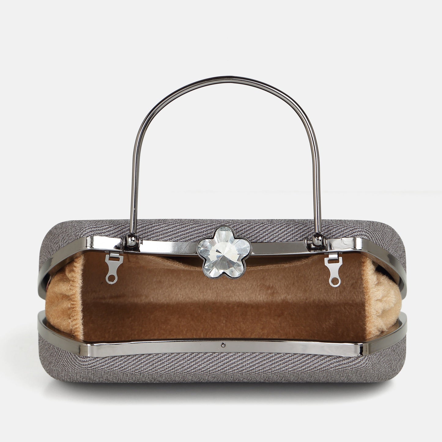 Bella Lava Grey Clutch