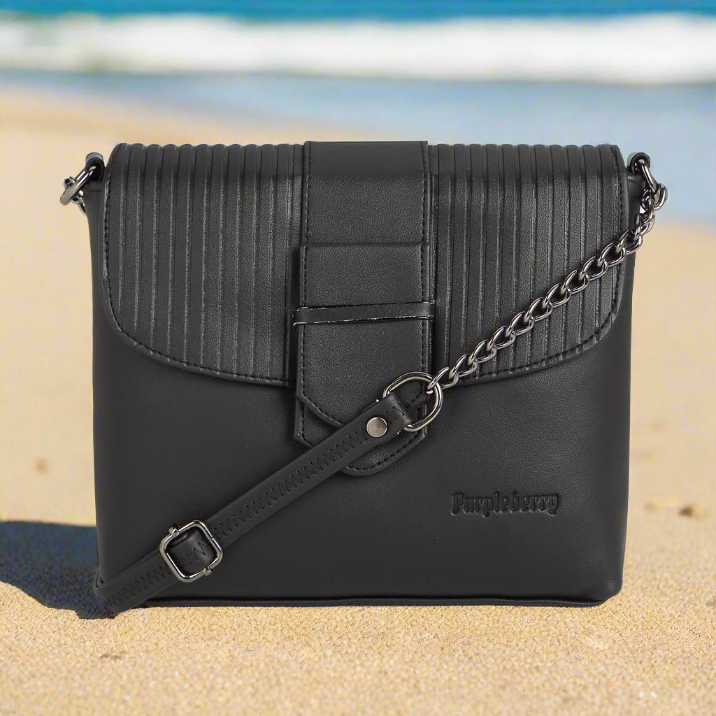 Fiza Black Sling bag