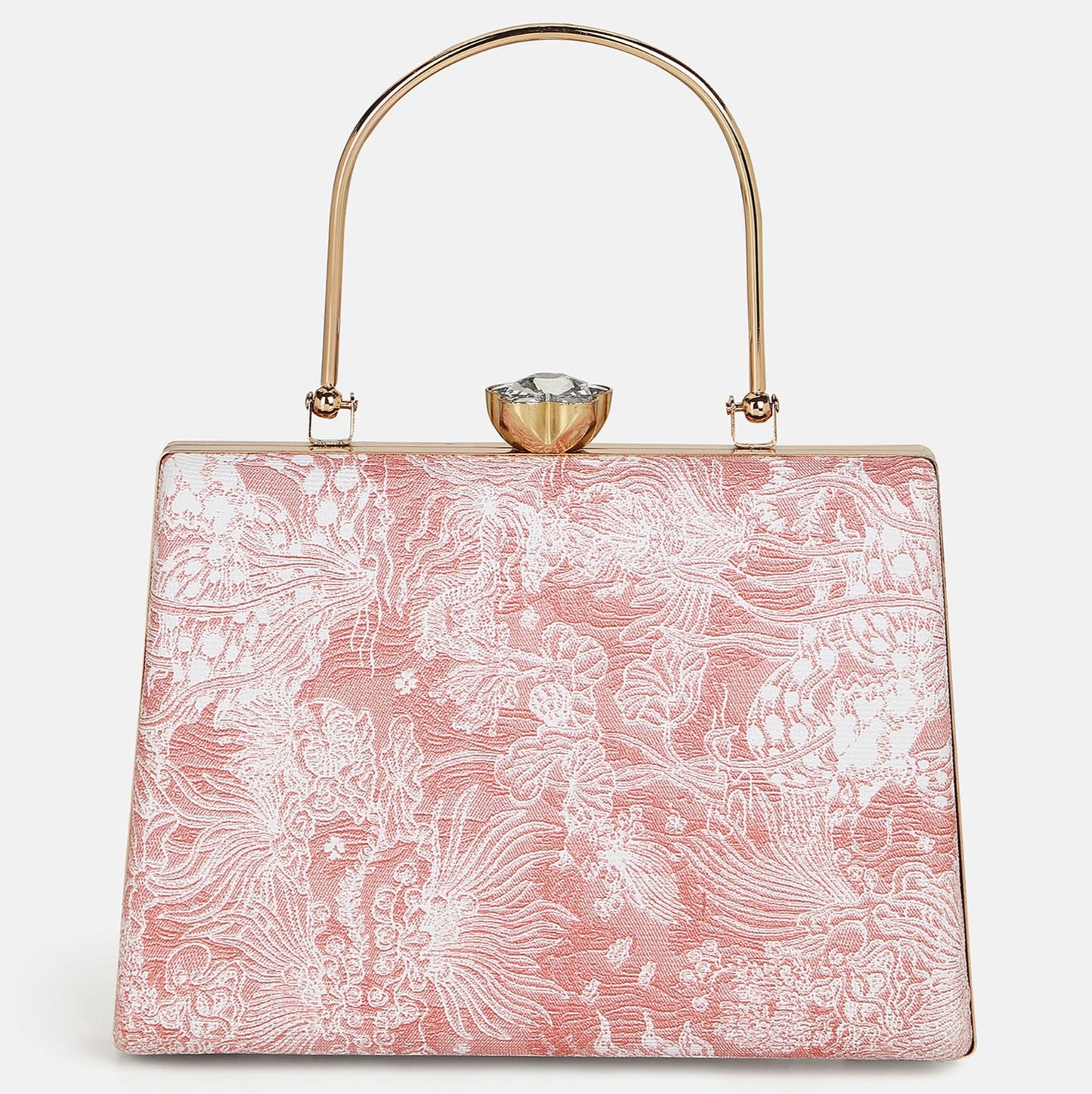 Flora Blush Pink Clutch