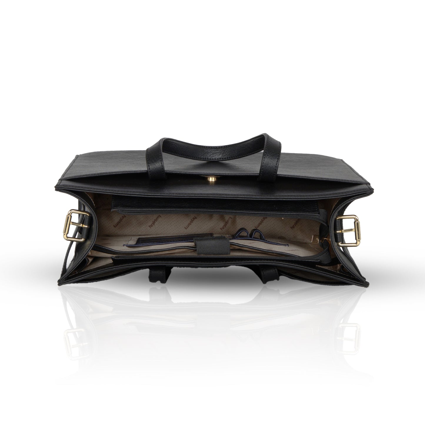 Anie premium office Tote - black + Free Nia shoulder bag