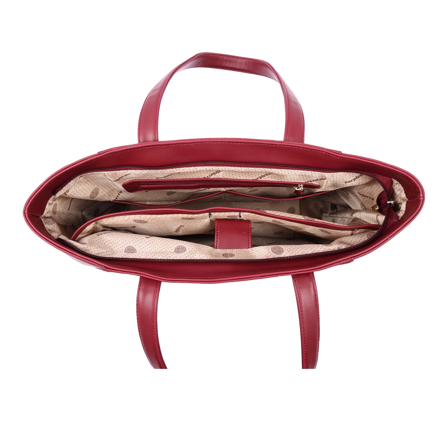 Travel Tote Bag Burgundy