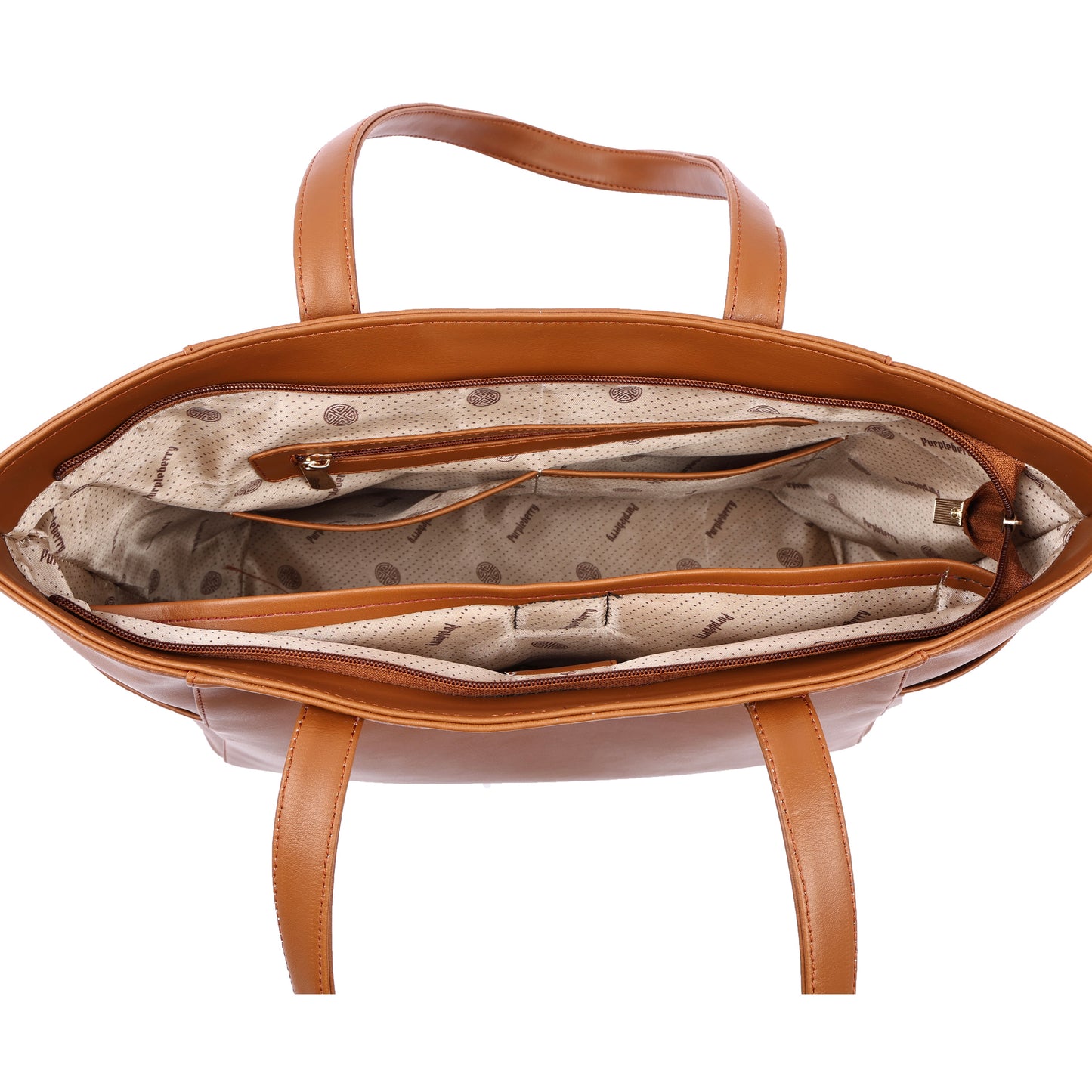 Travel Tote Bag Tan Brown