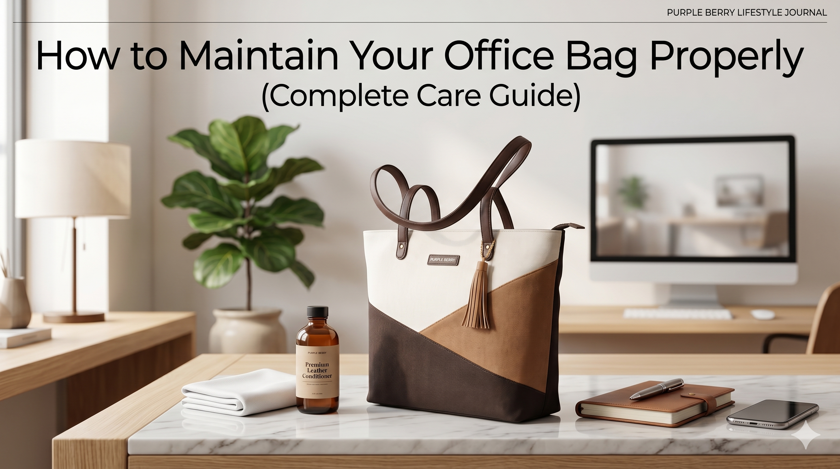 How to Maintain Your Office Bag Properly (Complete Care Guide)