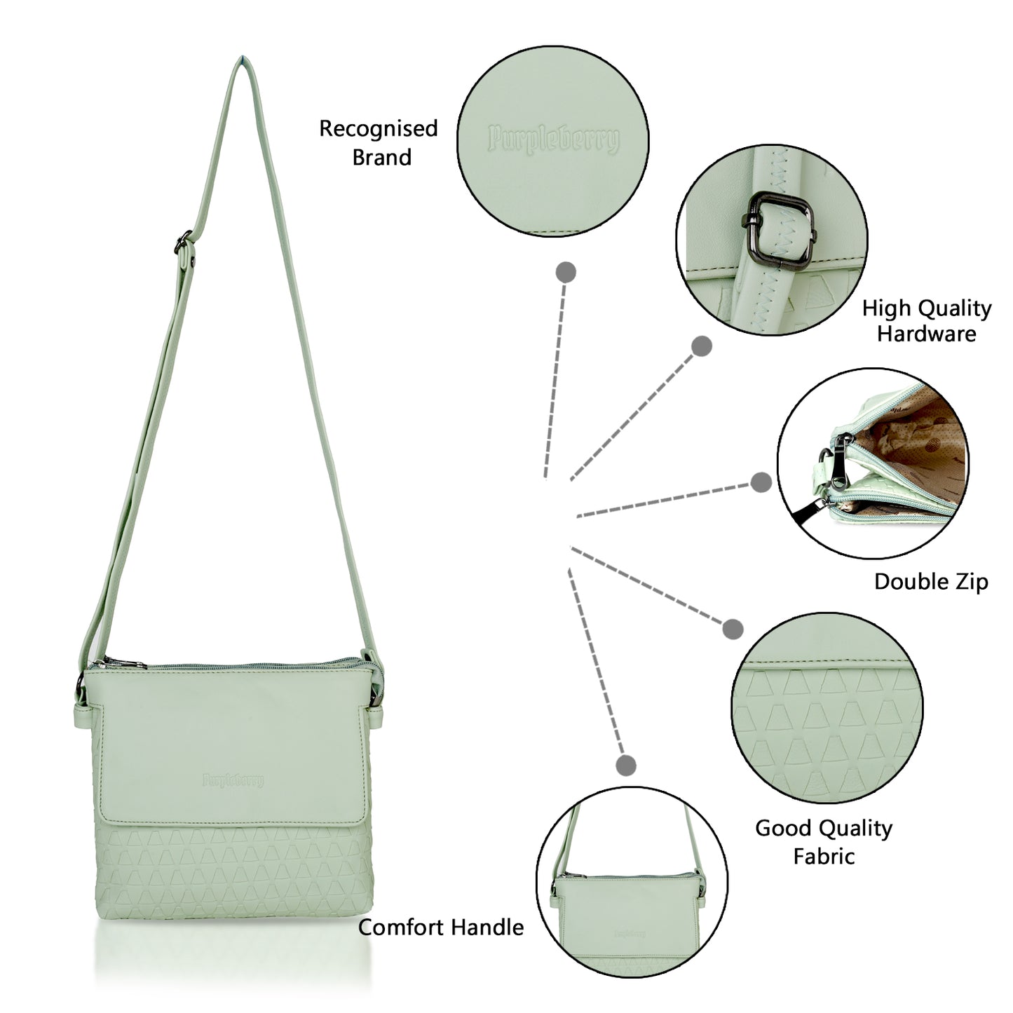 Oliver Sling Bag Tea Green