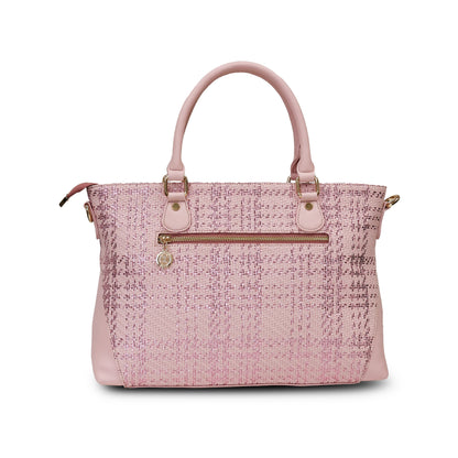 Vienna Tweed handbag - Pink