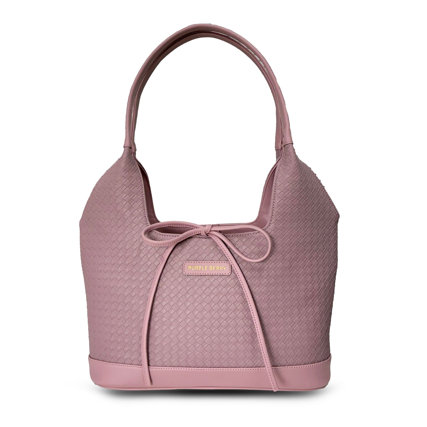 Queen textured handbag - Light Pink