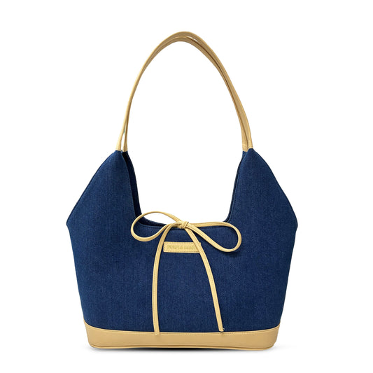 Emmy Denim shoulder bag - Dark Blue