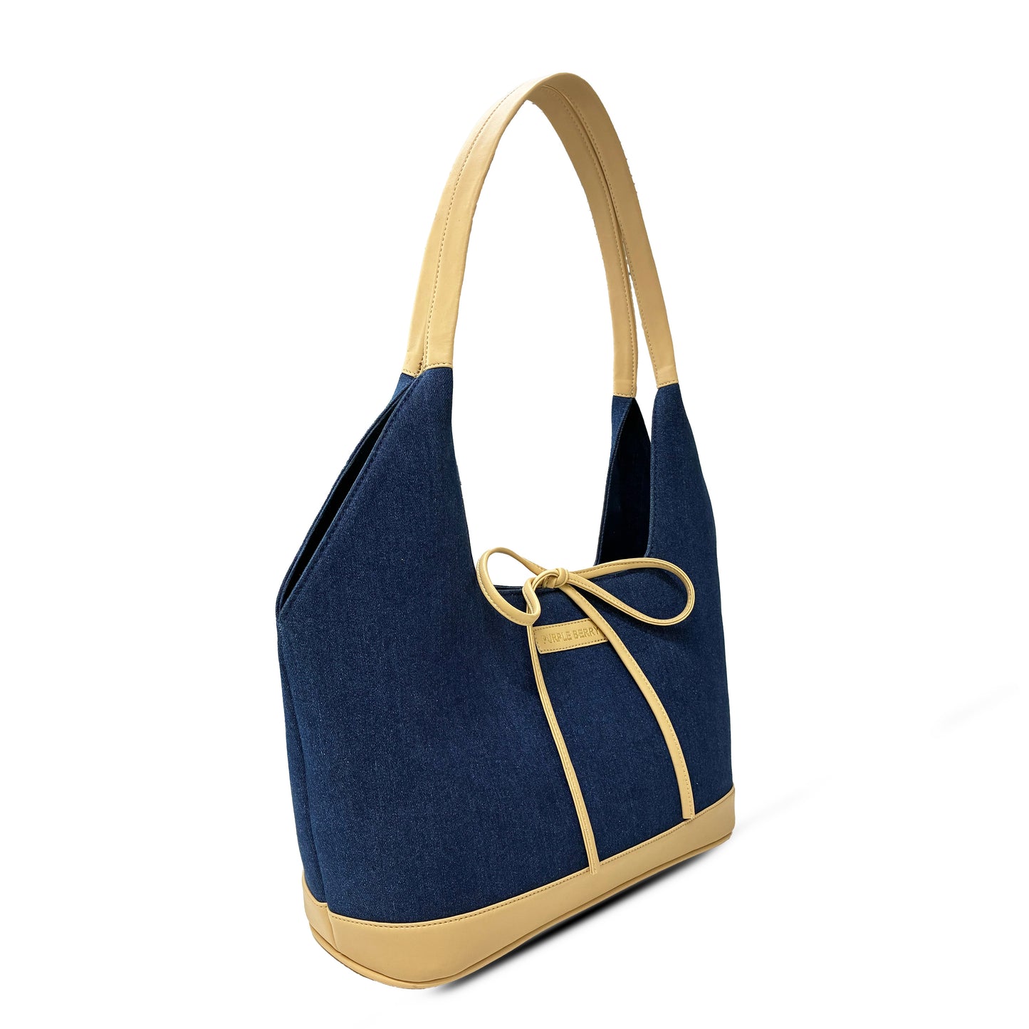 Emmy Denim shoulder bag - Dark Blue