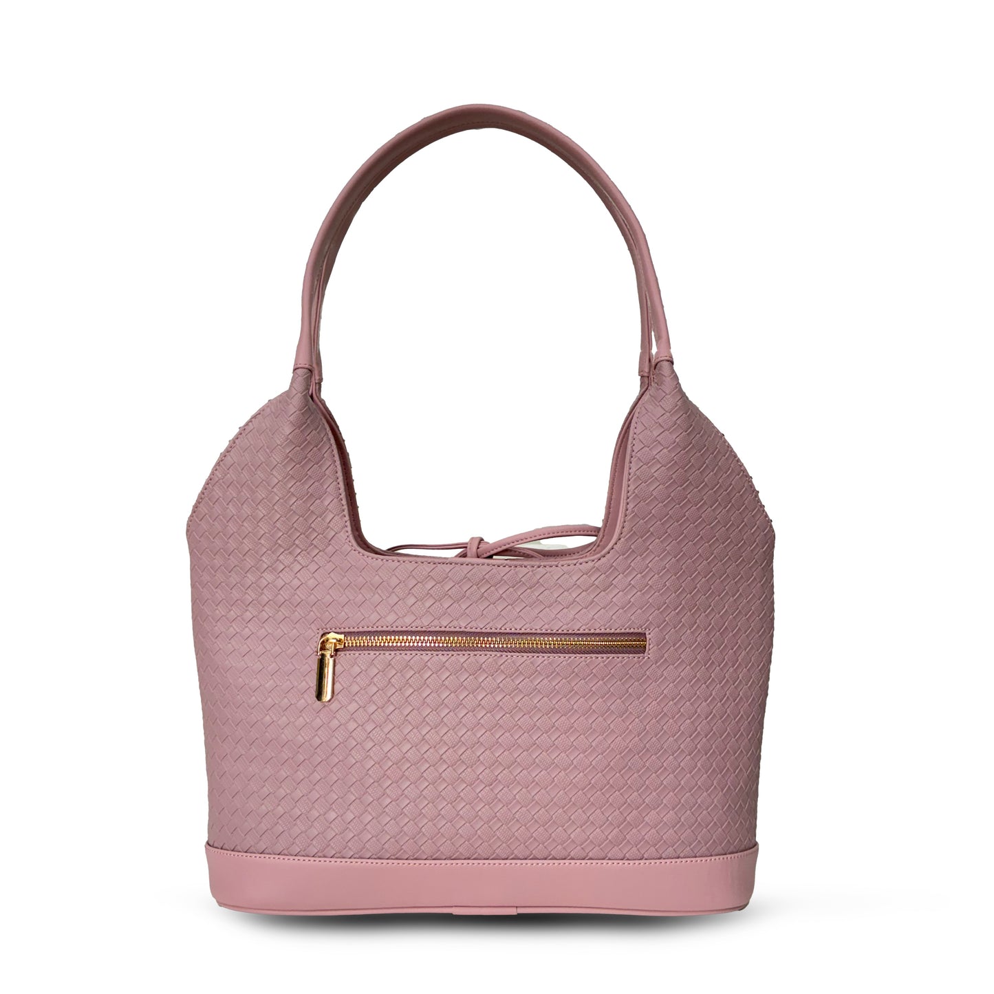 Queen textured handbag - Light Pink