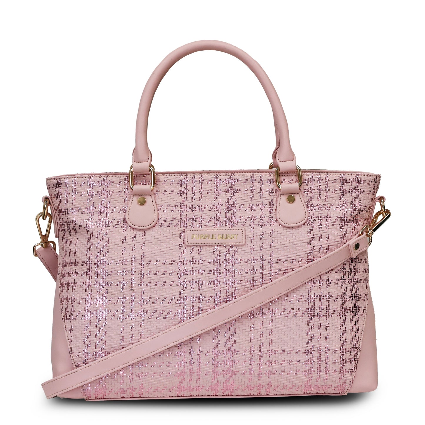 Vienna Tweed handbag - Pink