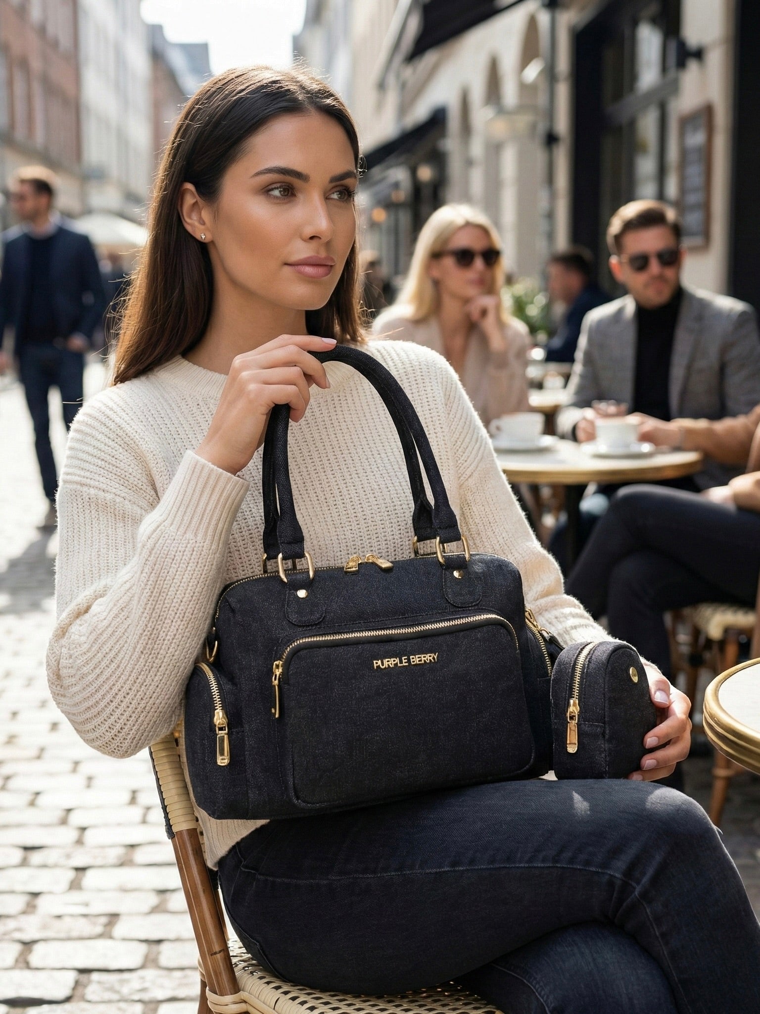 Frida Denim Sling Bag