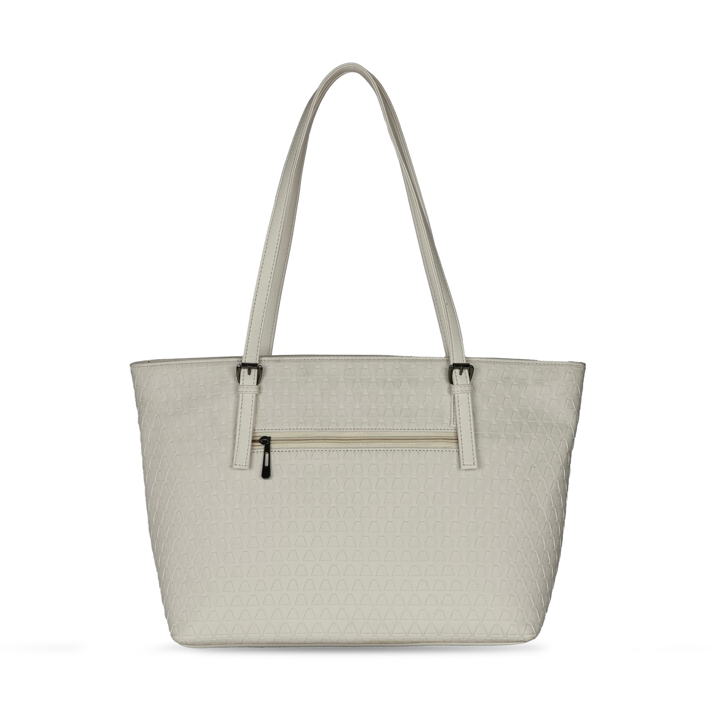 Iris Tote Bag white pearl