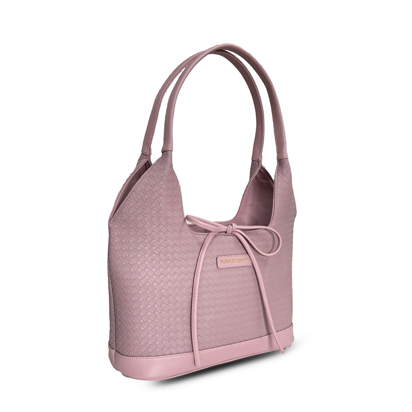 Queen textured handbag - Light Pink