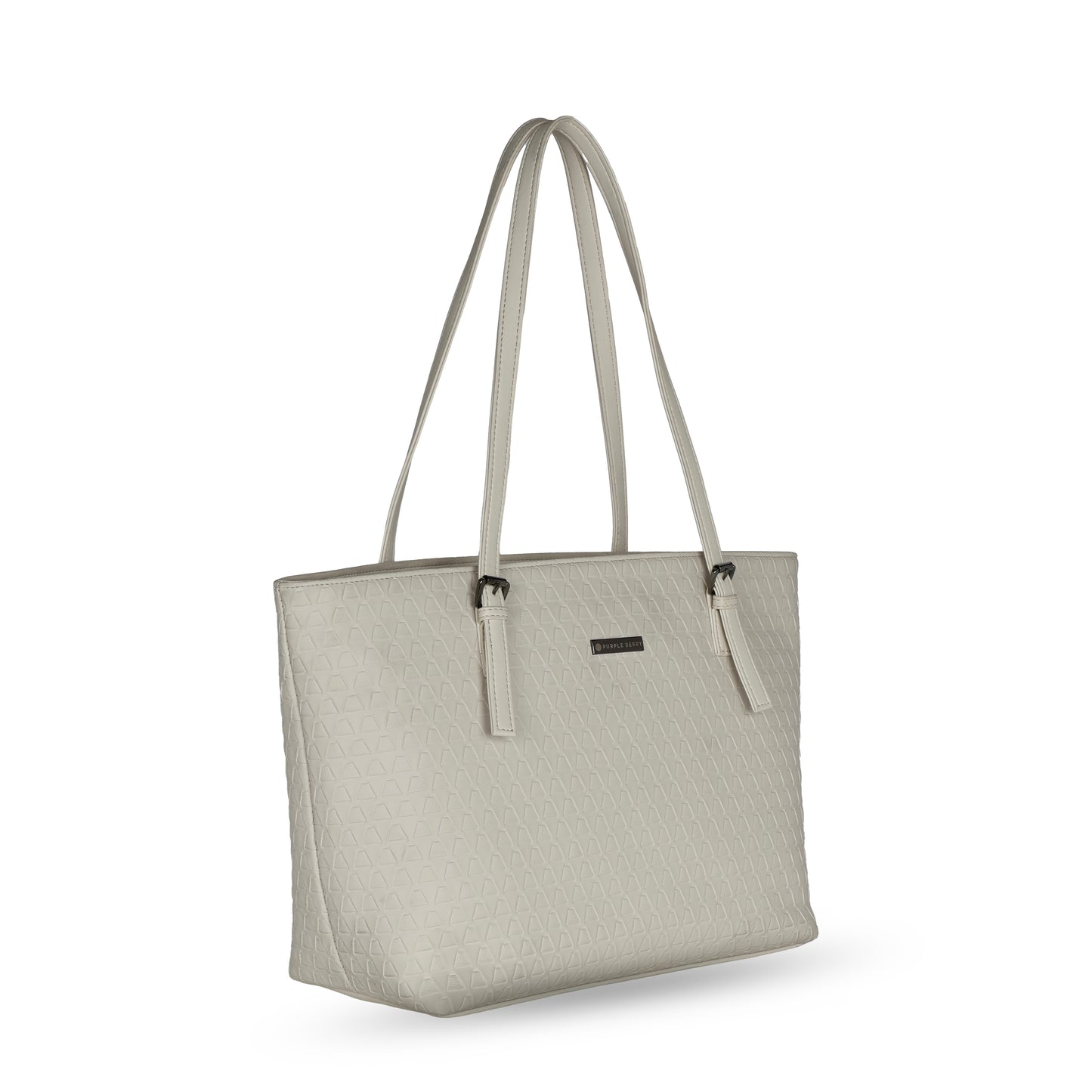 Iris Tote Bag white pearl