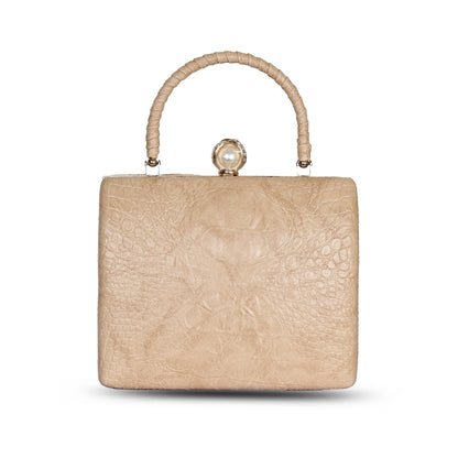 Yasmin Party Clutch - Mocha Mousse