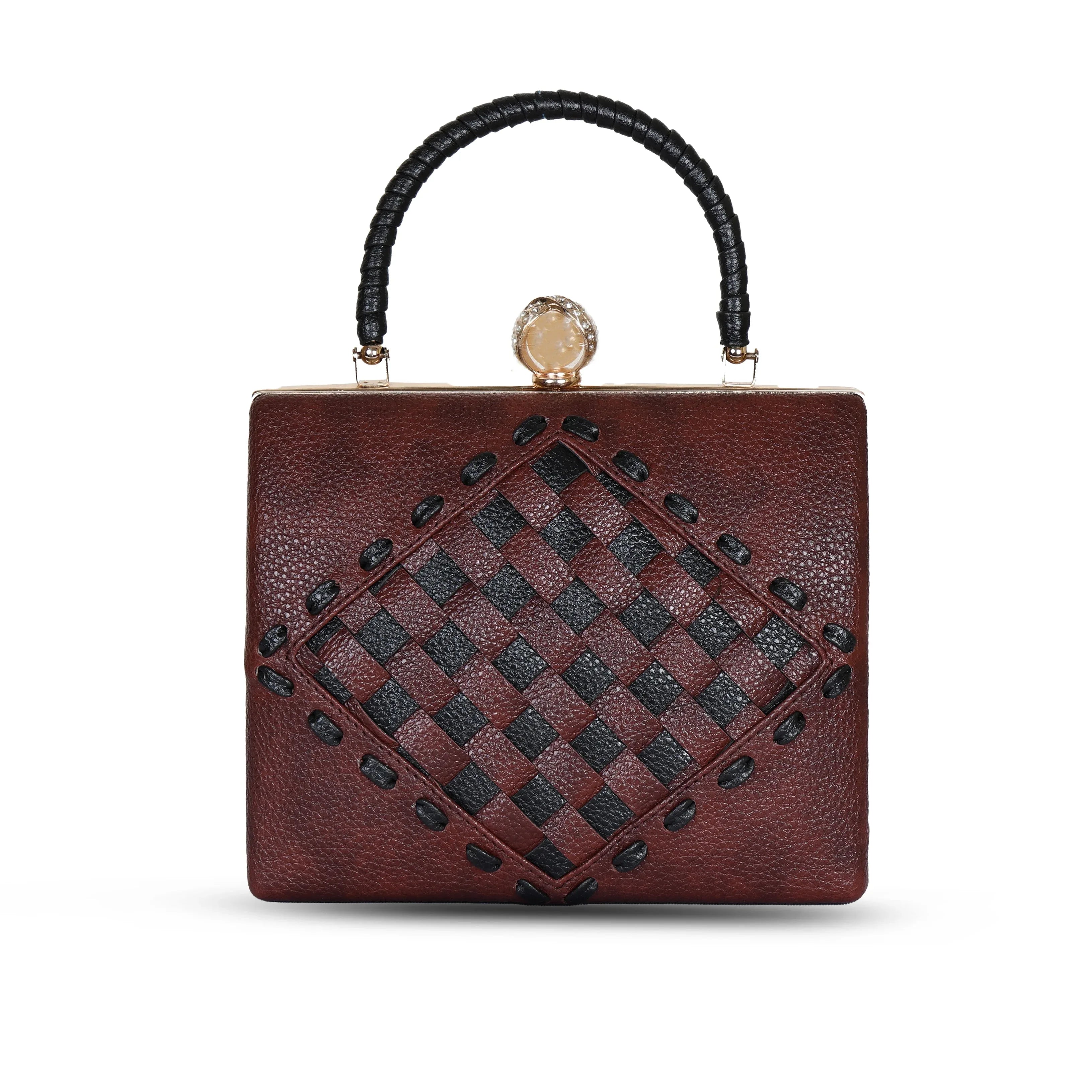 Zahra Braided Clutch